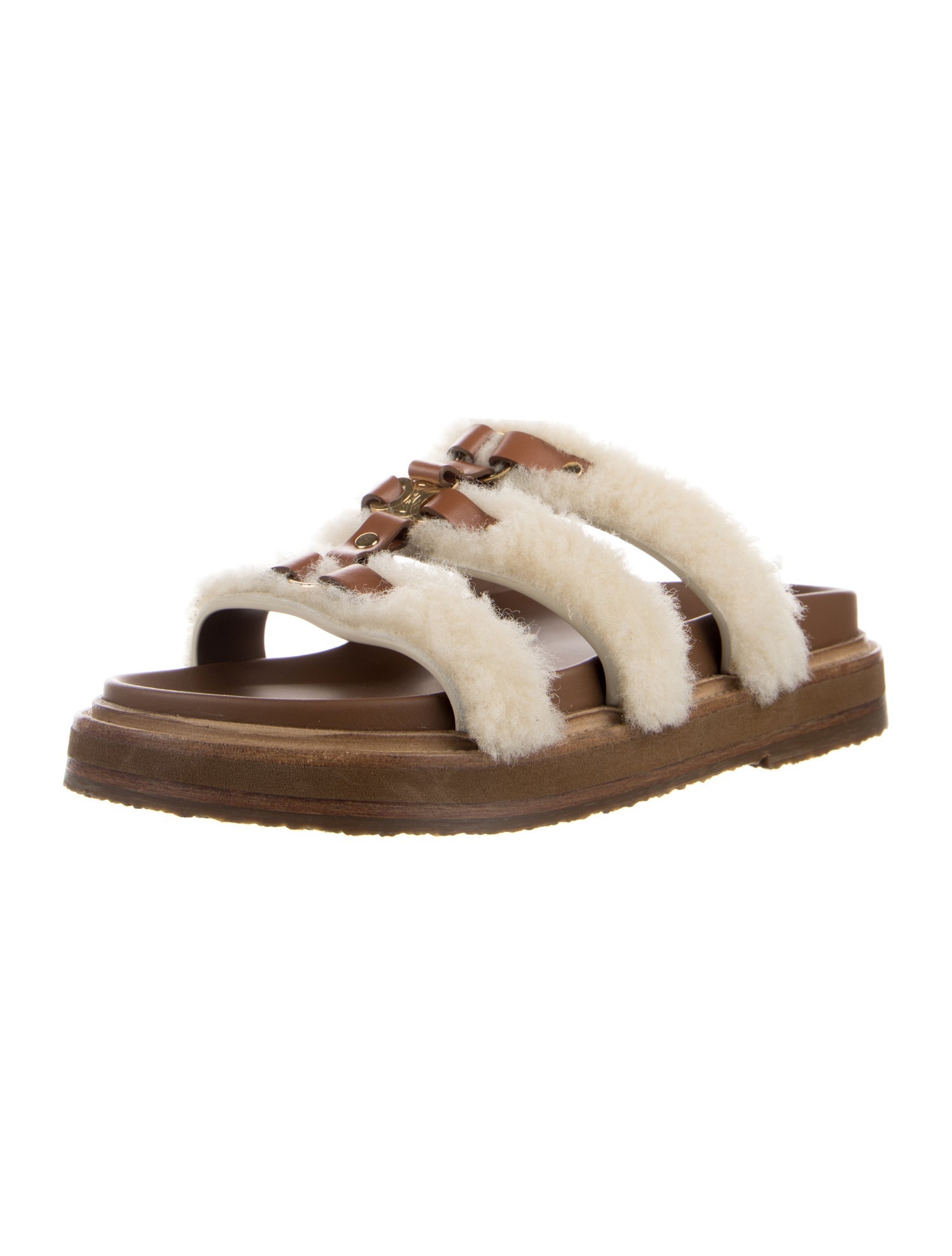 Celine Leather Slides