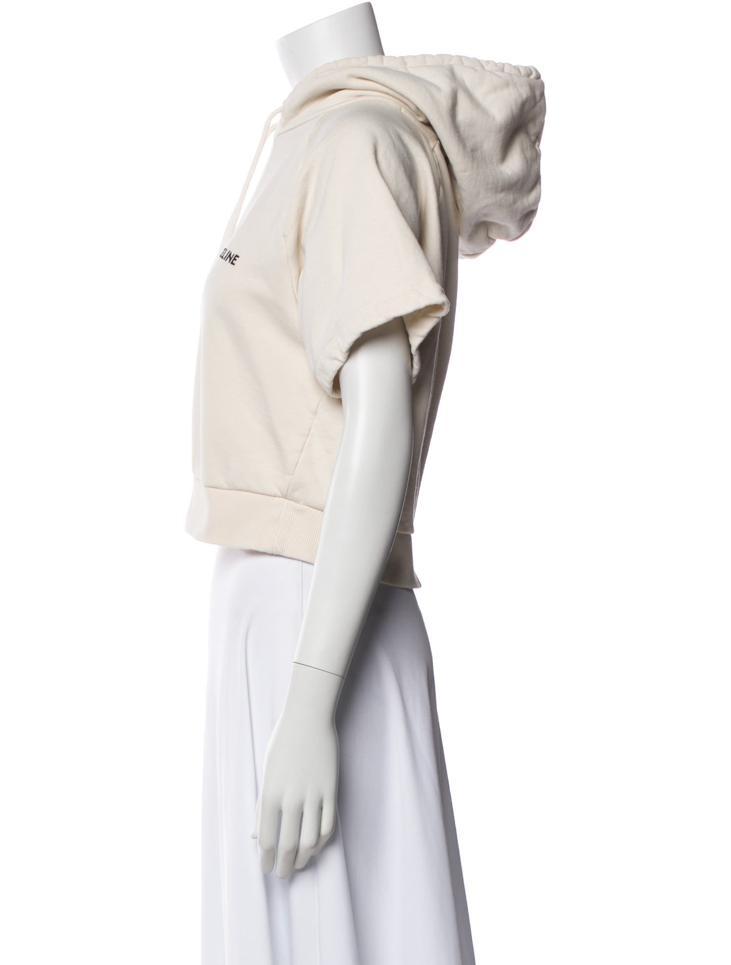 Celine Crew Neck Short Sleeve Hoodie