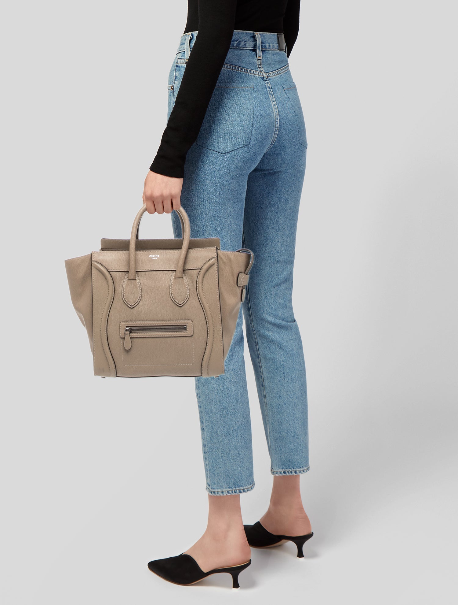 Celine Leather Luggage Mini