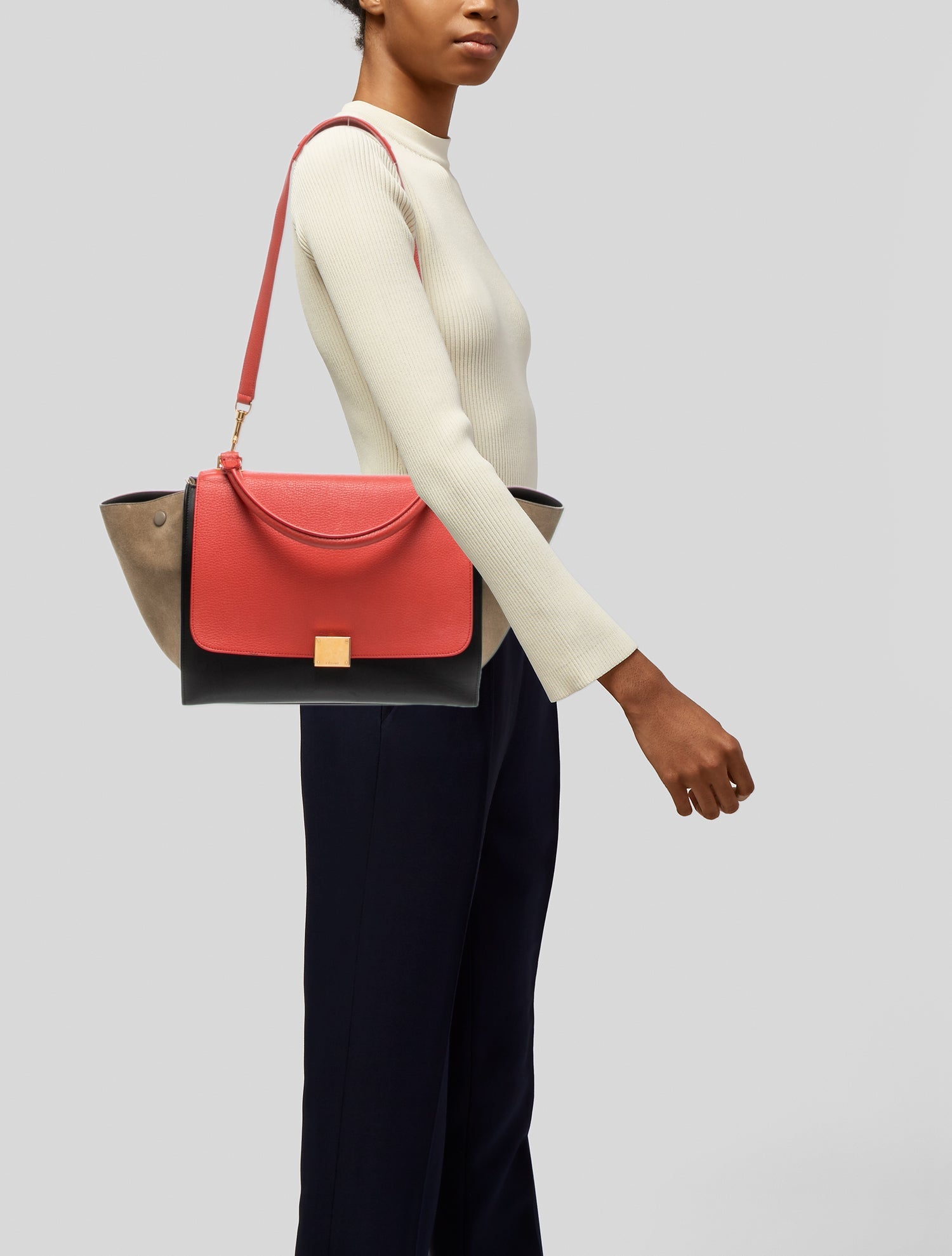 Celine Leather Trapeze Medium