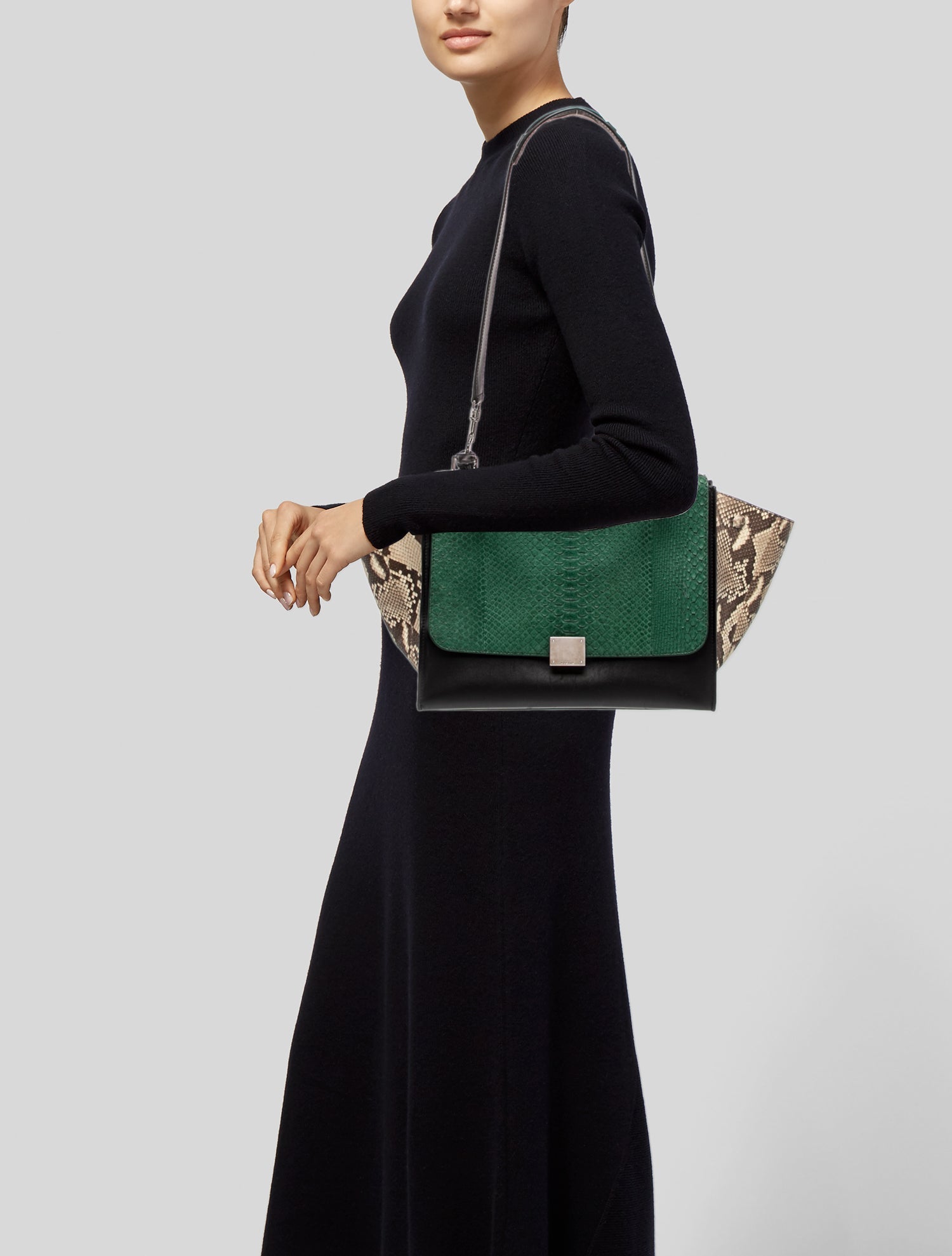 Celine Python Trapeze Medium