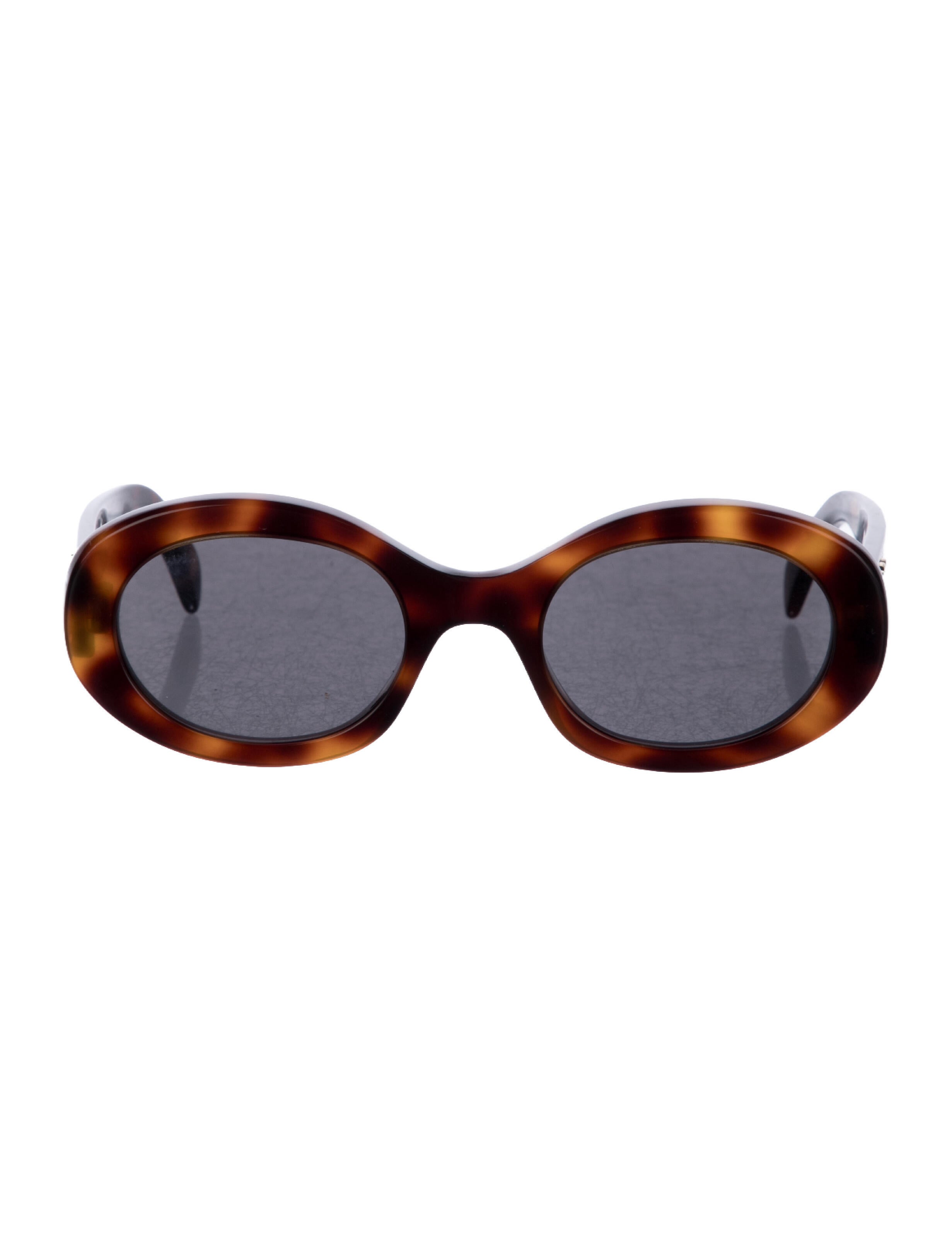 Celine Round Tinted Sunglasses