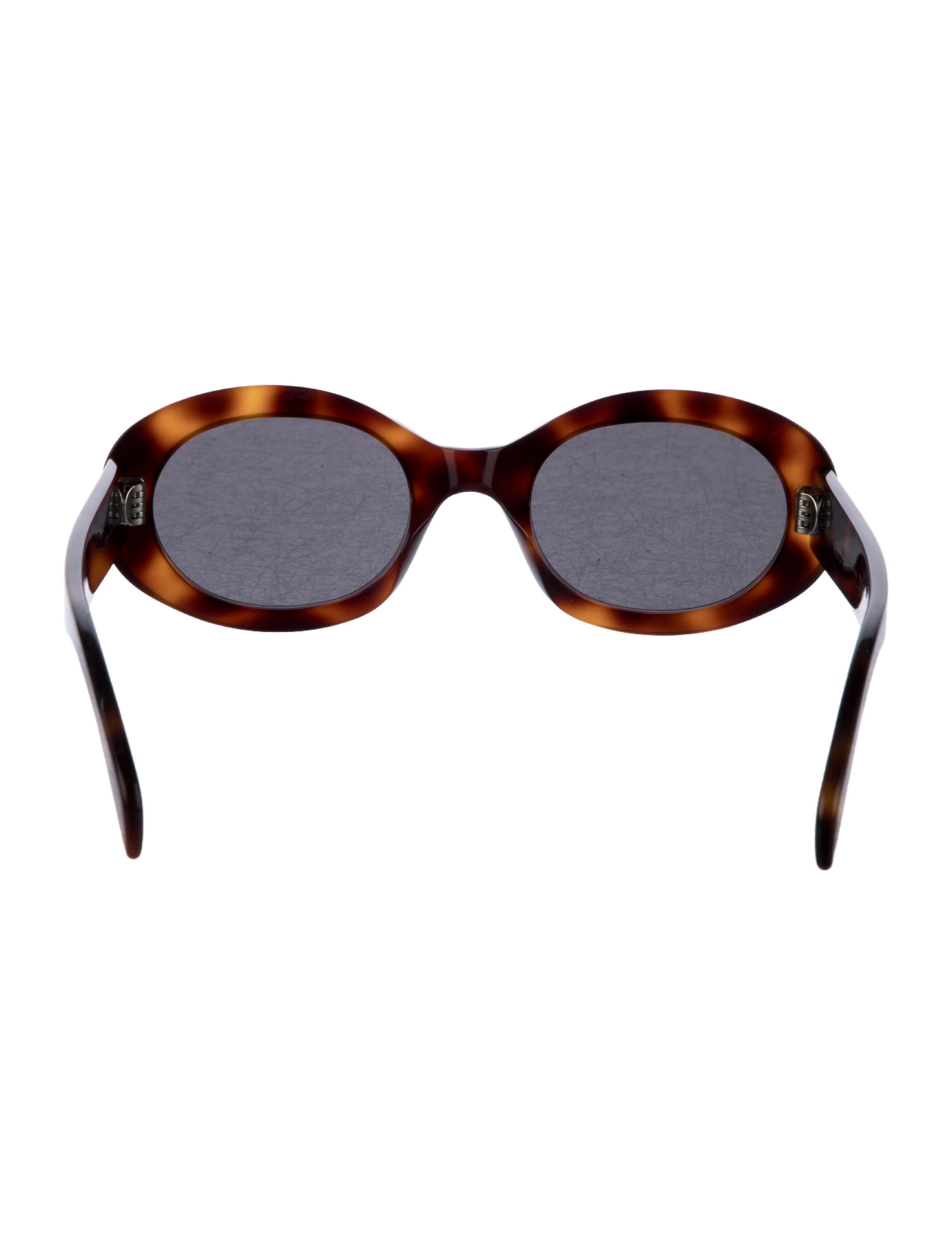 Celine Round Tinted Sunglasses