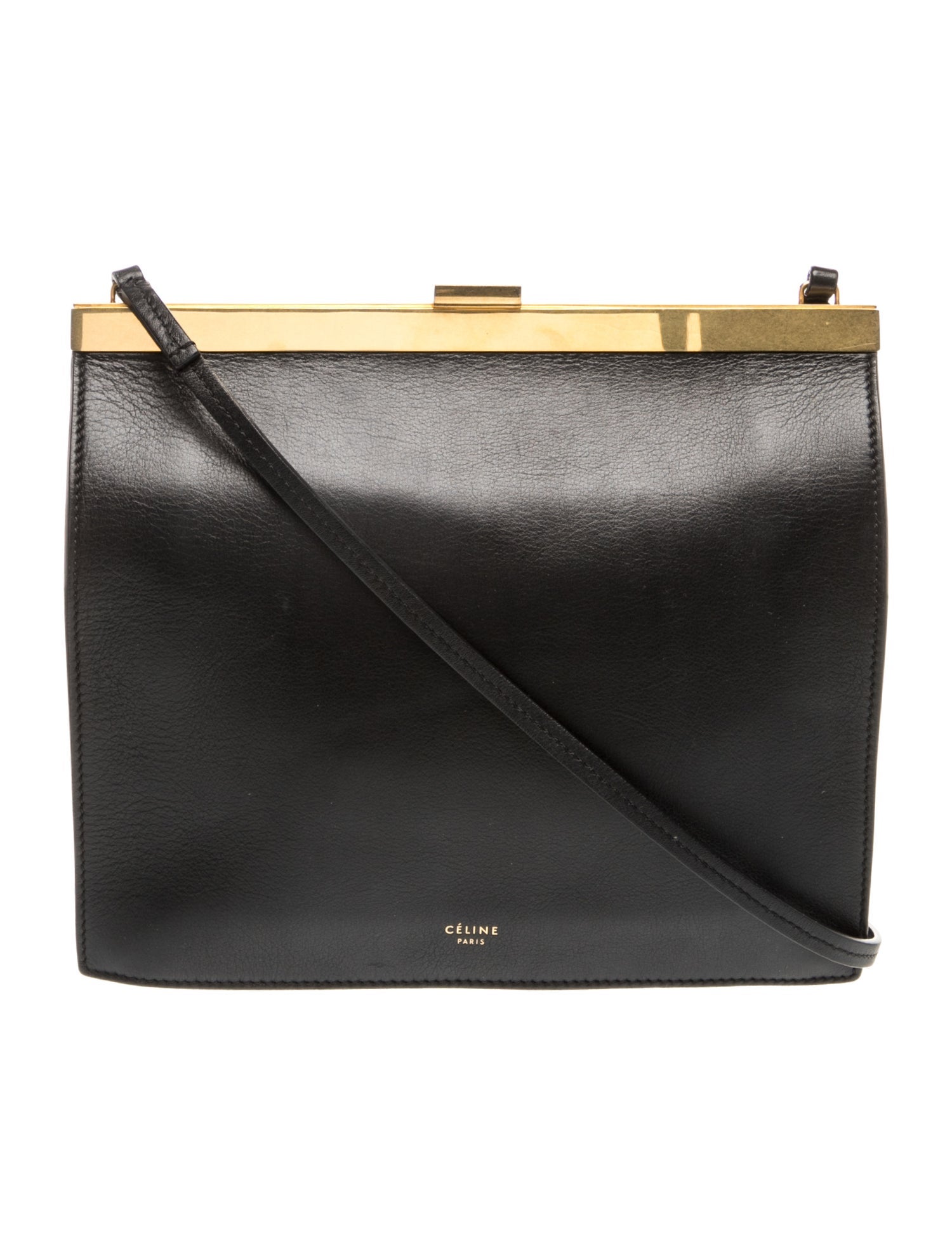 Celine Leather Clasp Mini