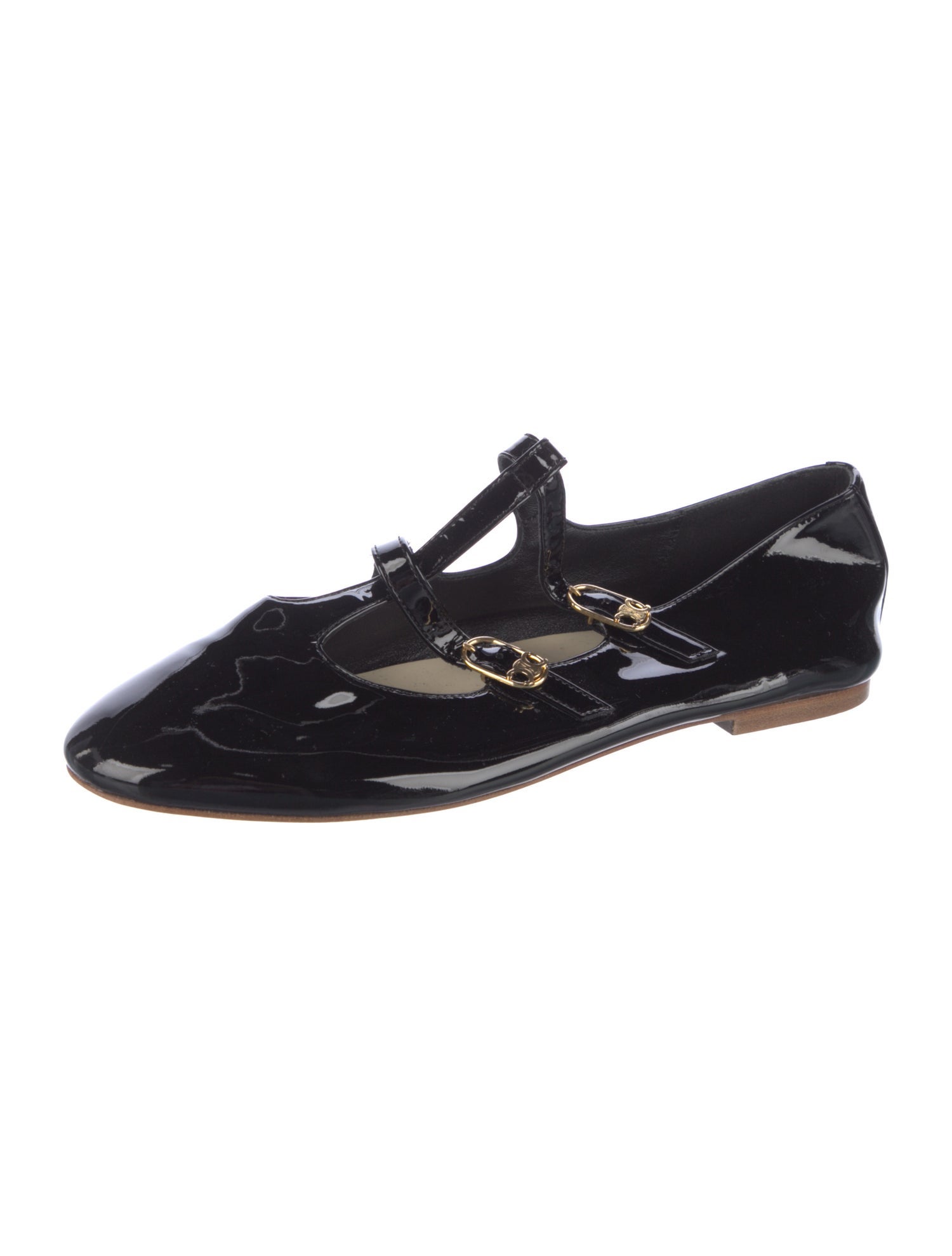 Celine Patent Leather Mary Jane Flats