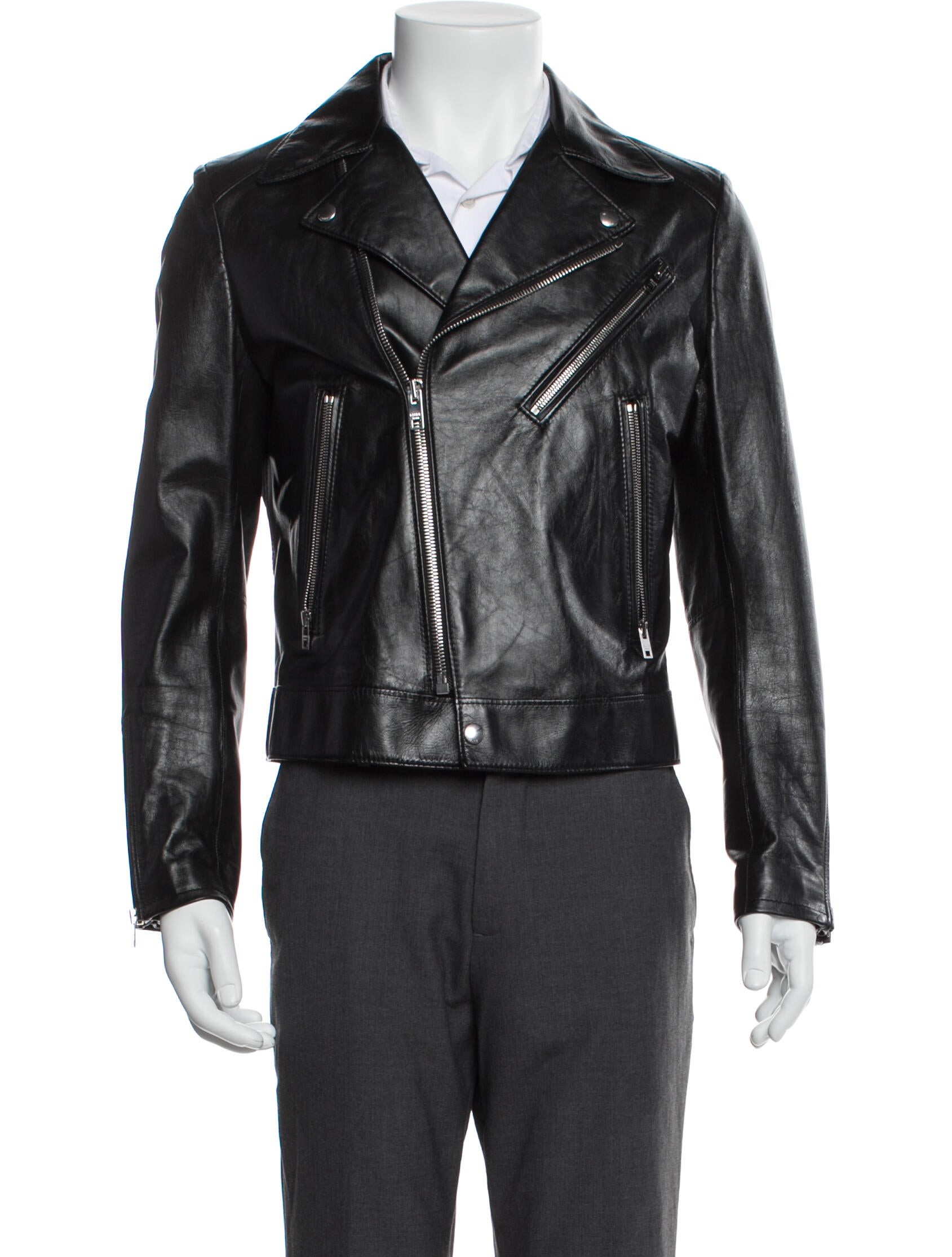 Celine 2019 Calfskin Moto Jacket