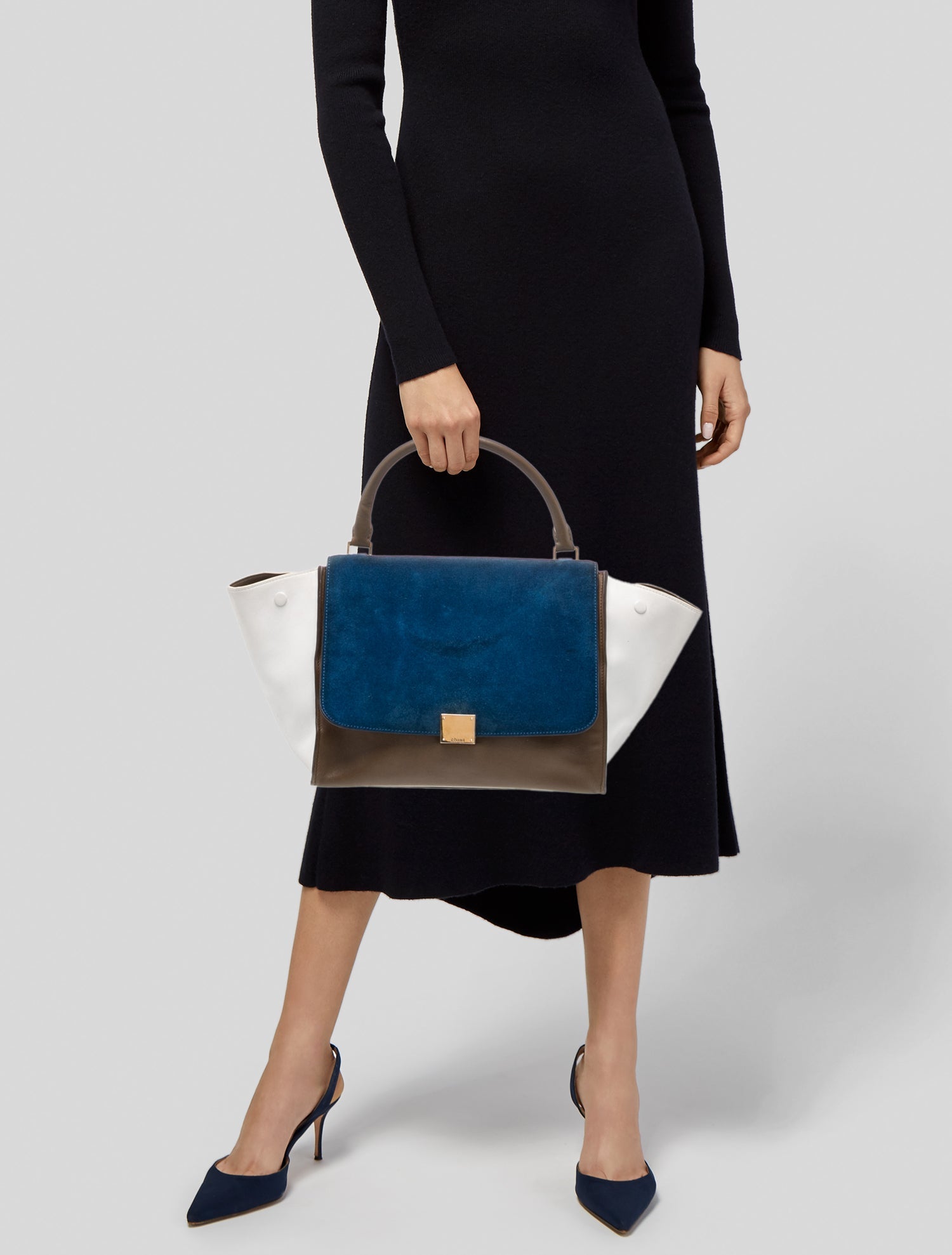 Celine Leather Trapeze Medium