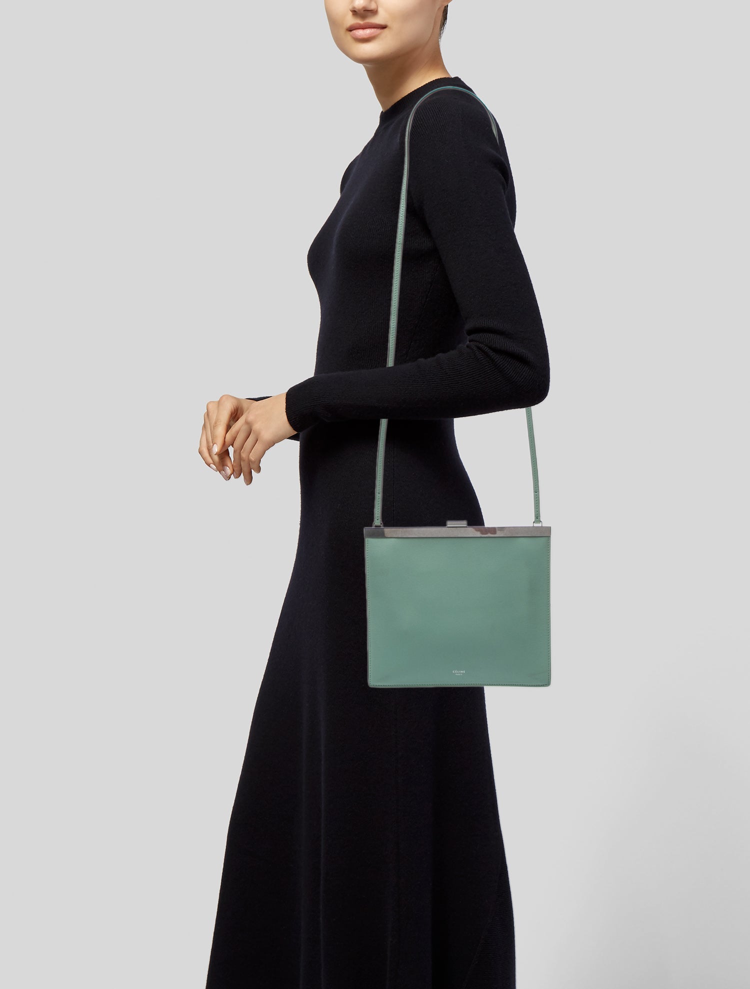 Celine Goat Leather Clasp