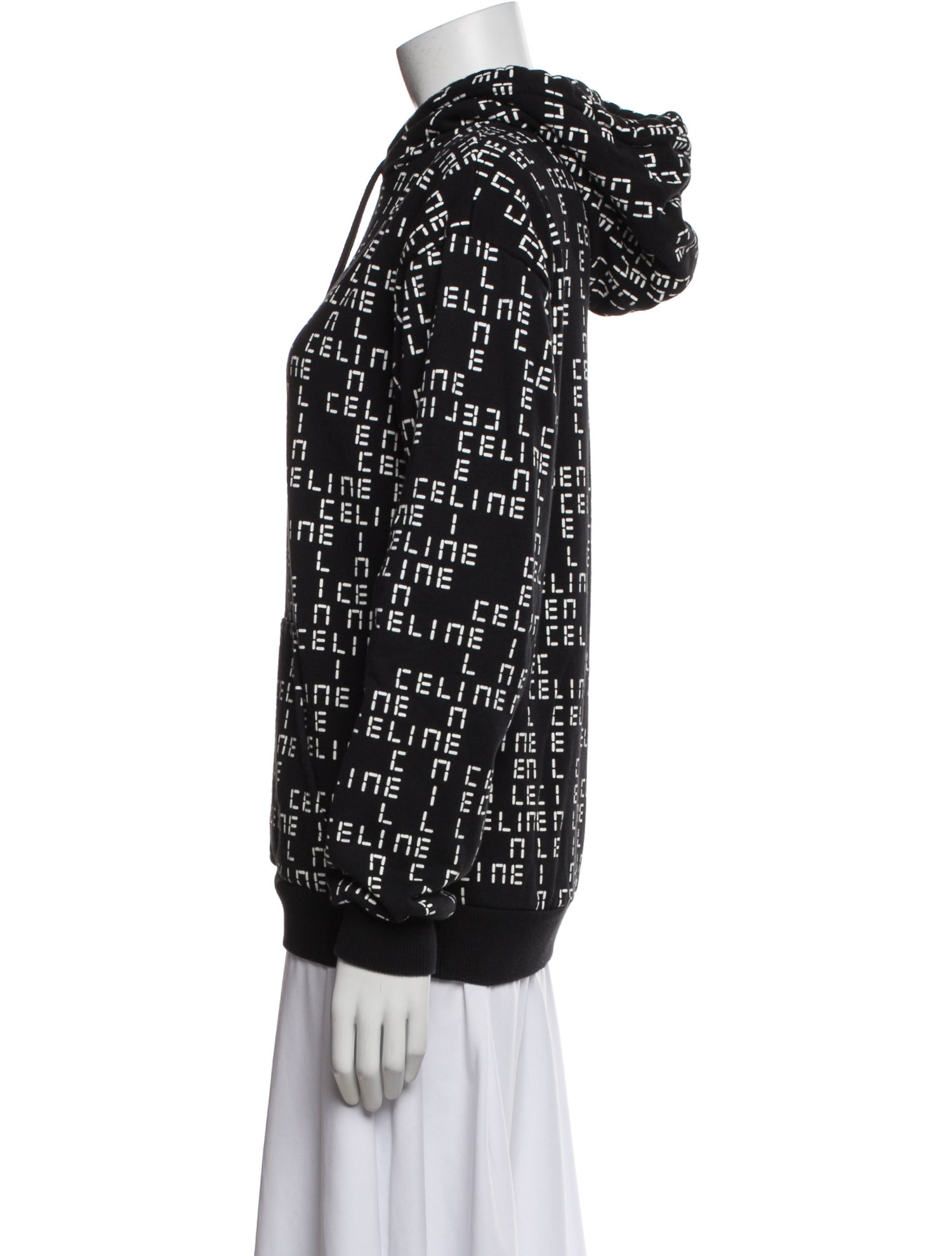Celine Printed Crew Neck Hoodie
