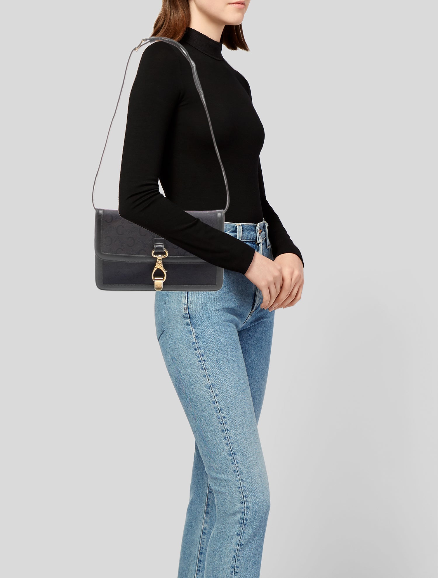 Celine Macadam Shoulder Bag Vintage
