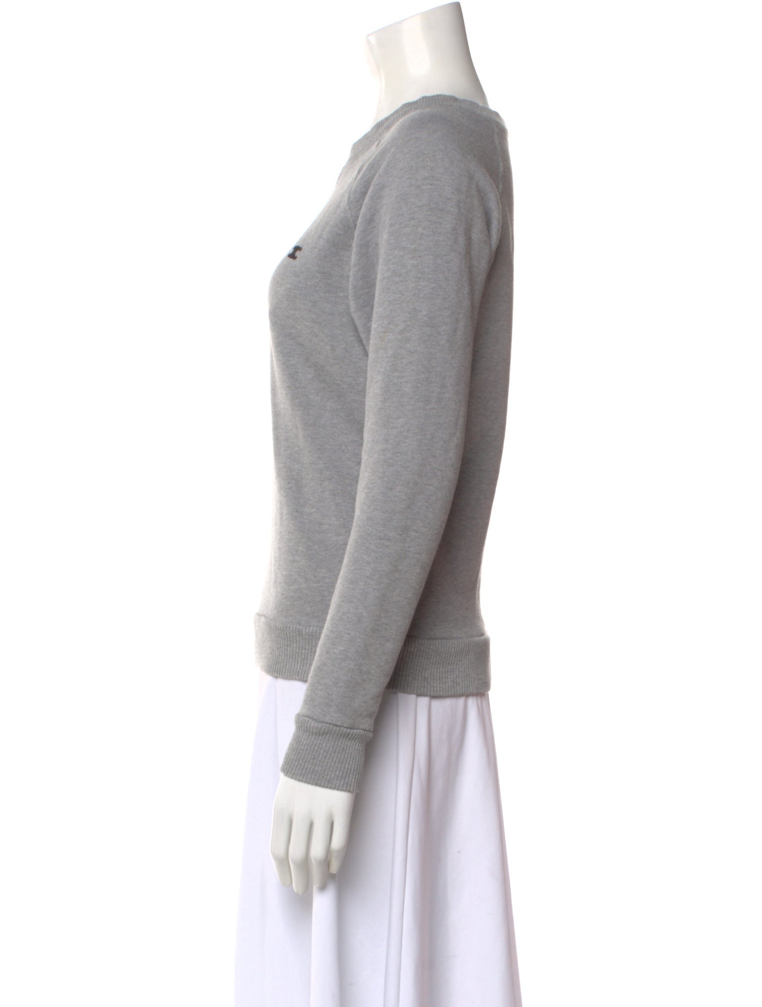 Celine Crew Neck Long Sleeve Sweatshirt
