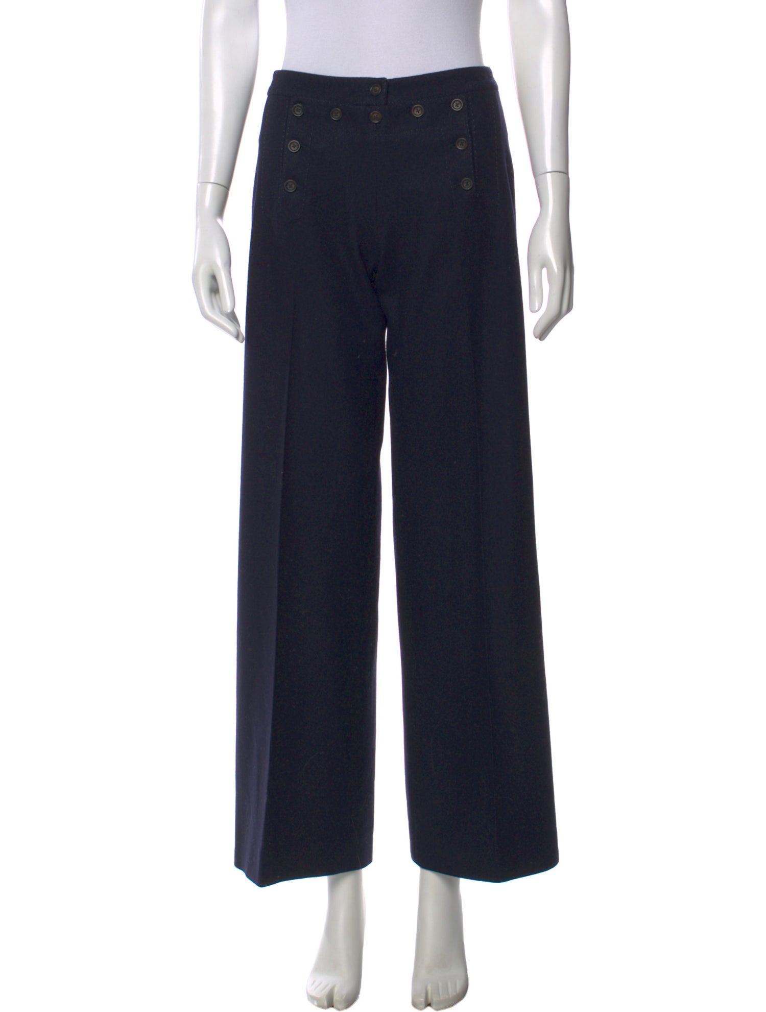 Celine Wool Wide Leg Pants