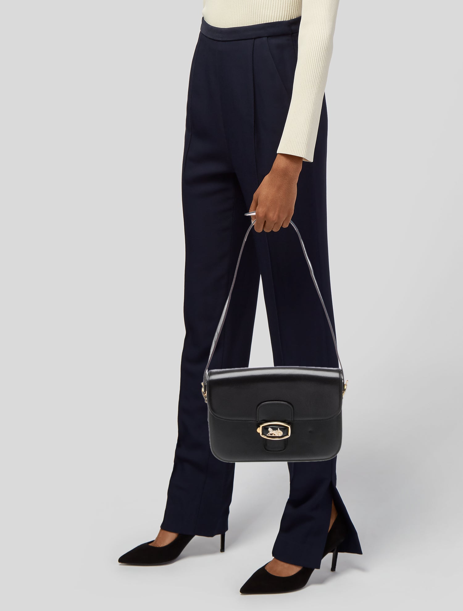 Celine Leather Carriage