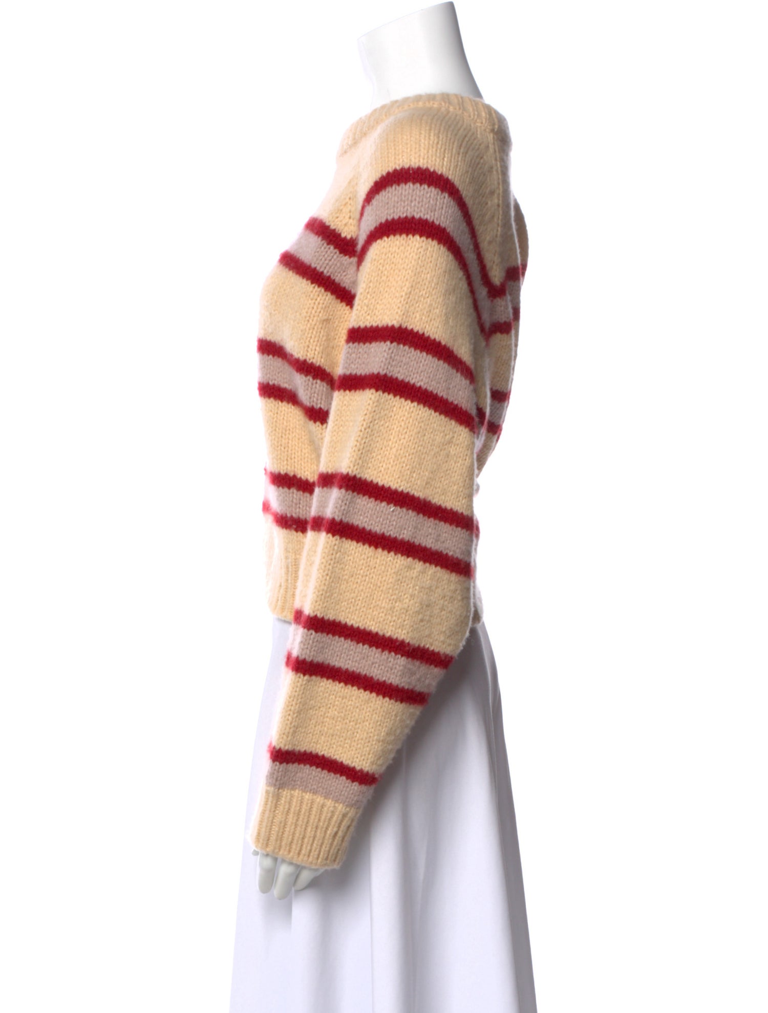 Celine Boxy Striped Sweater Cashmere Sweater