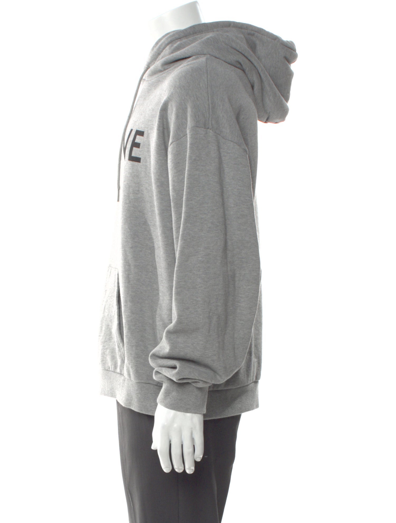 Celine Graphic Print V-Neck Hoodie