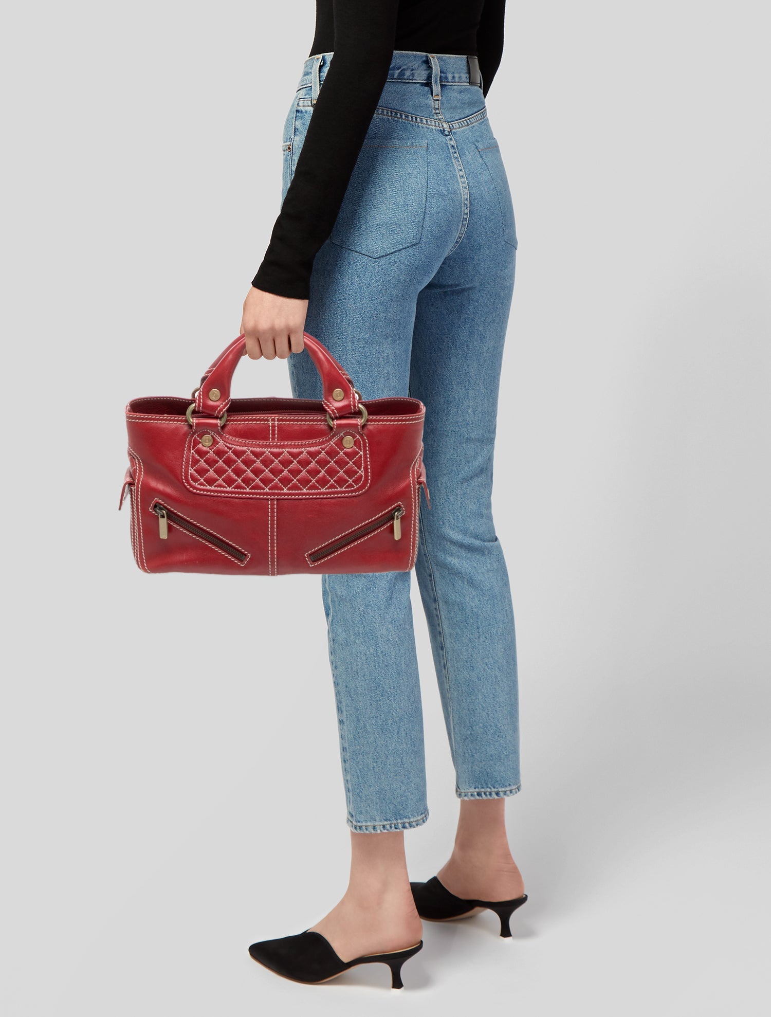 Celine Leather Boogie Medium 2024