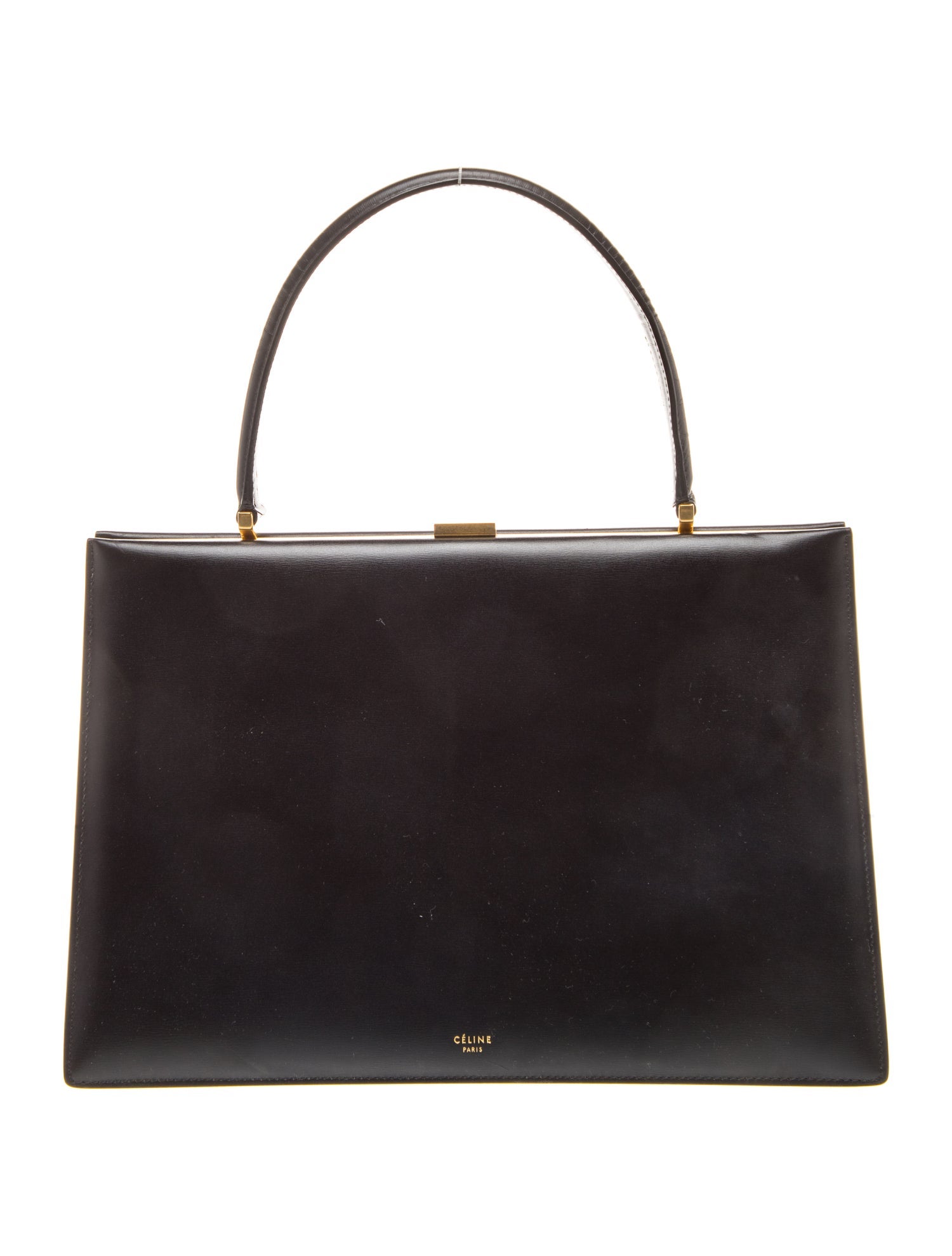 Celine Leather Clasp Medium