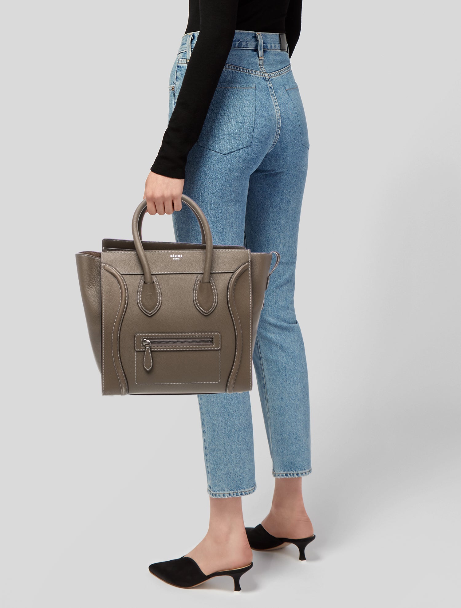 Celine Leather Luggage Mini
