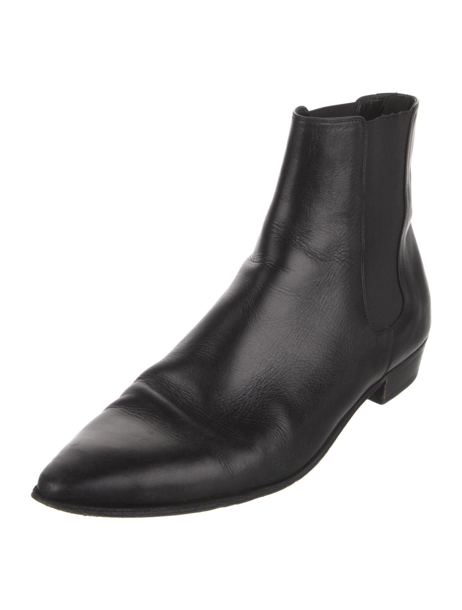 Celine Leather Chelsea Boots