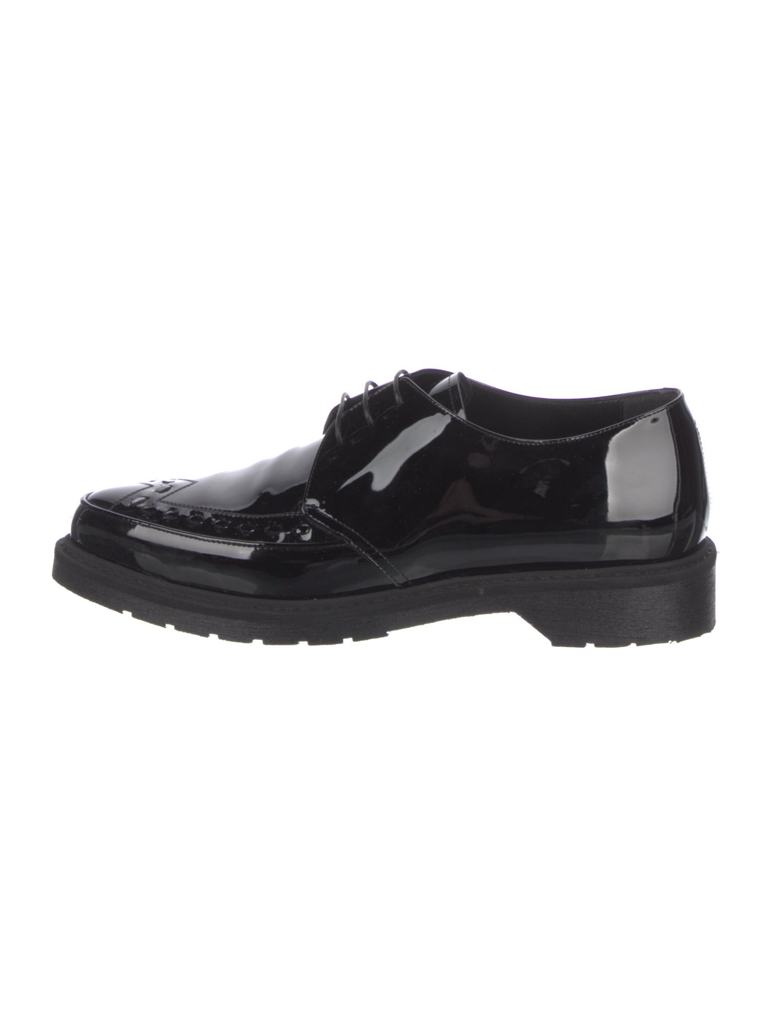 Celine Patent Leather Derby Shoes