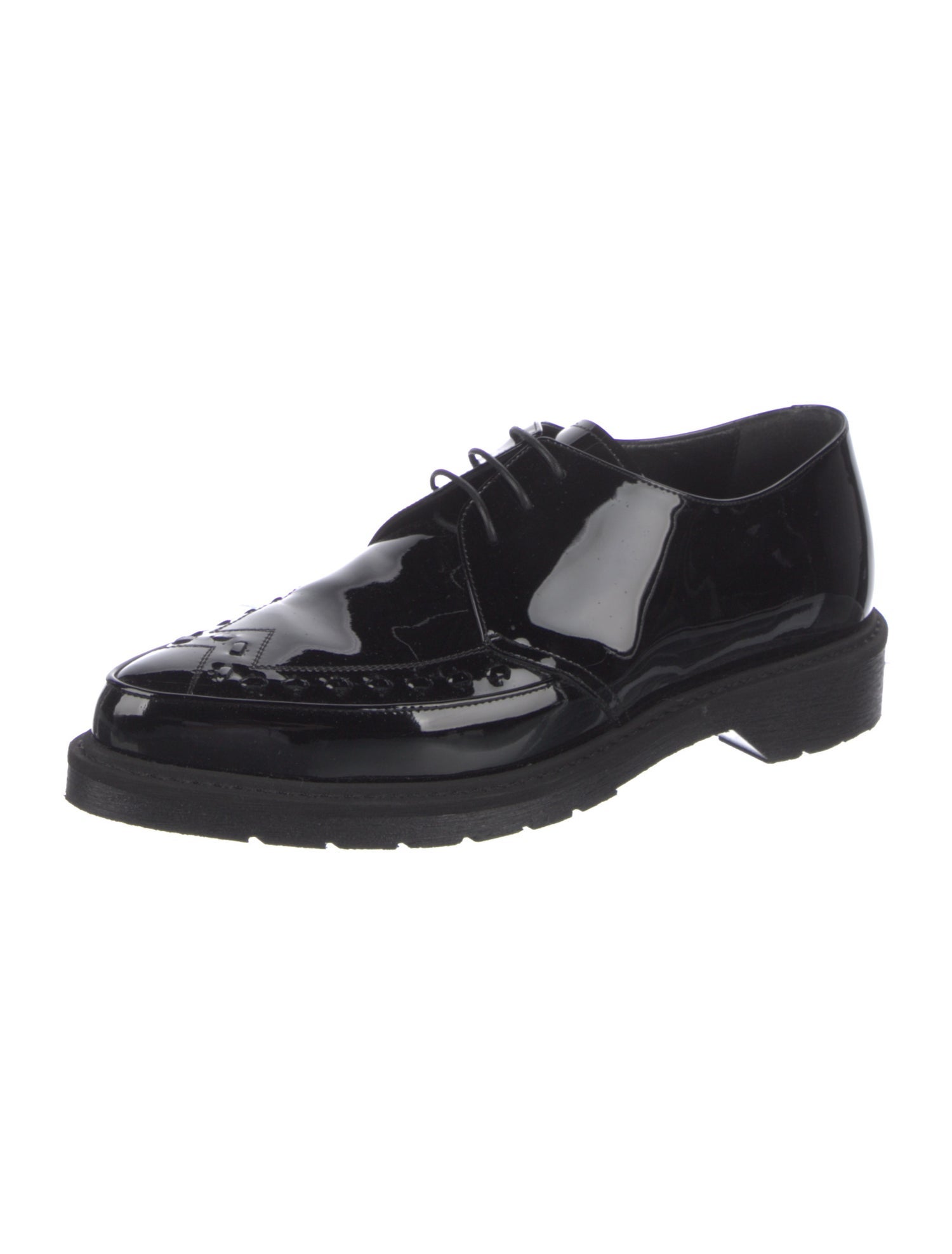 Celine Patent Leather Derby Shoes