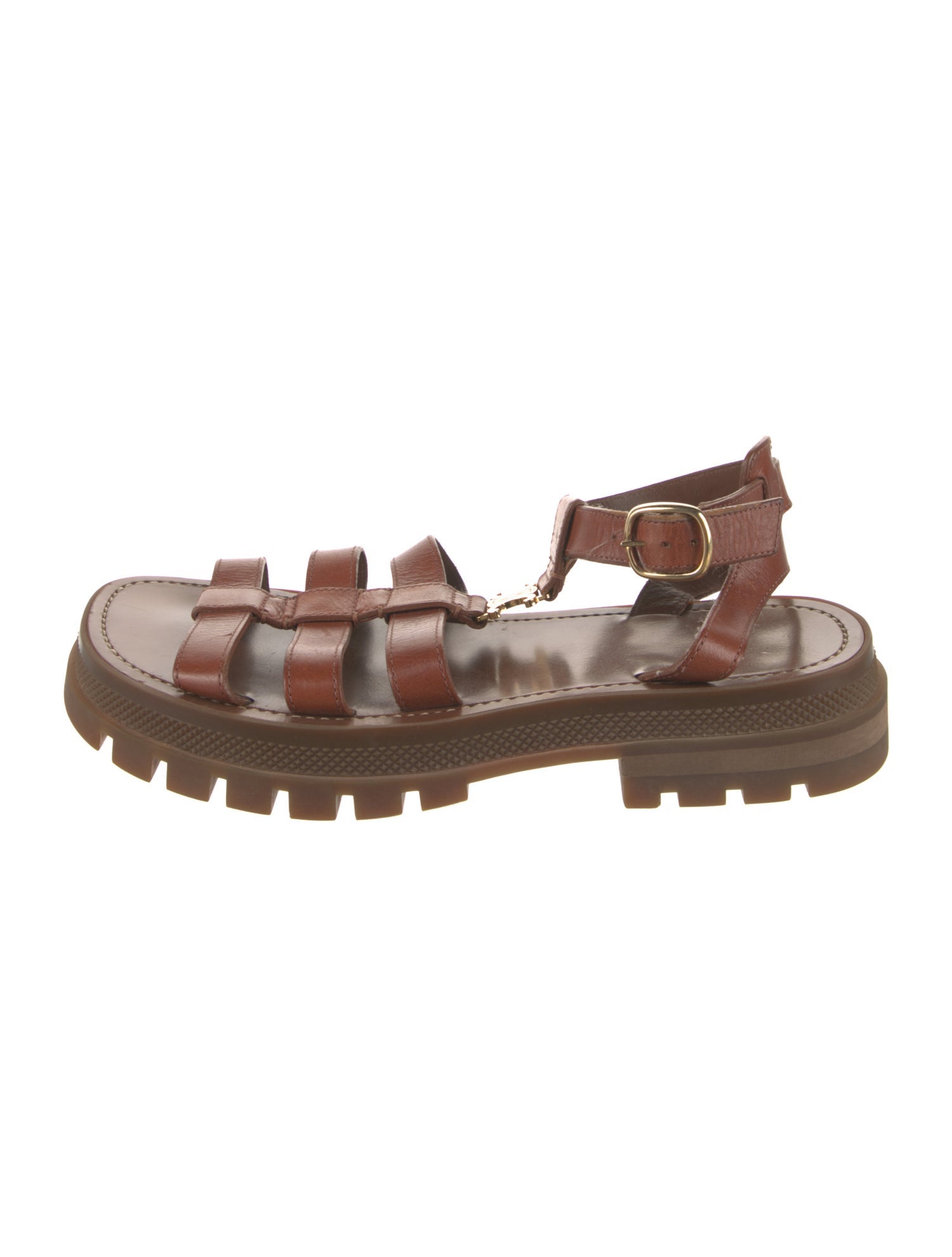 Celine Leather Gladiator Sandals