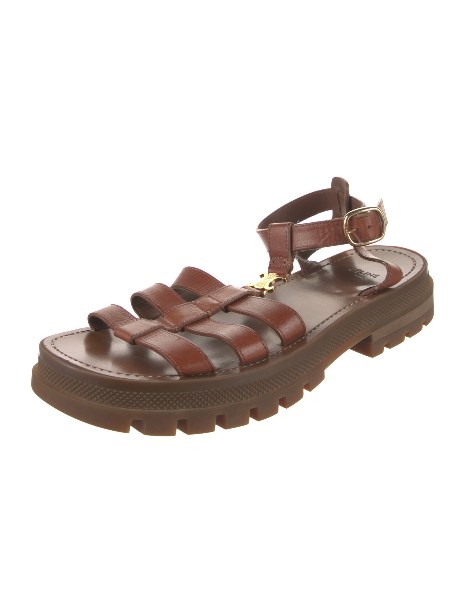 Celine Leather Gladiator Sandals