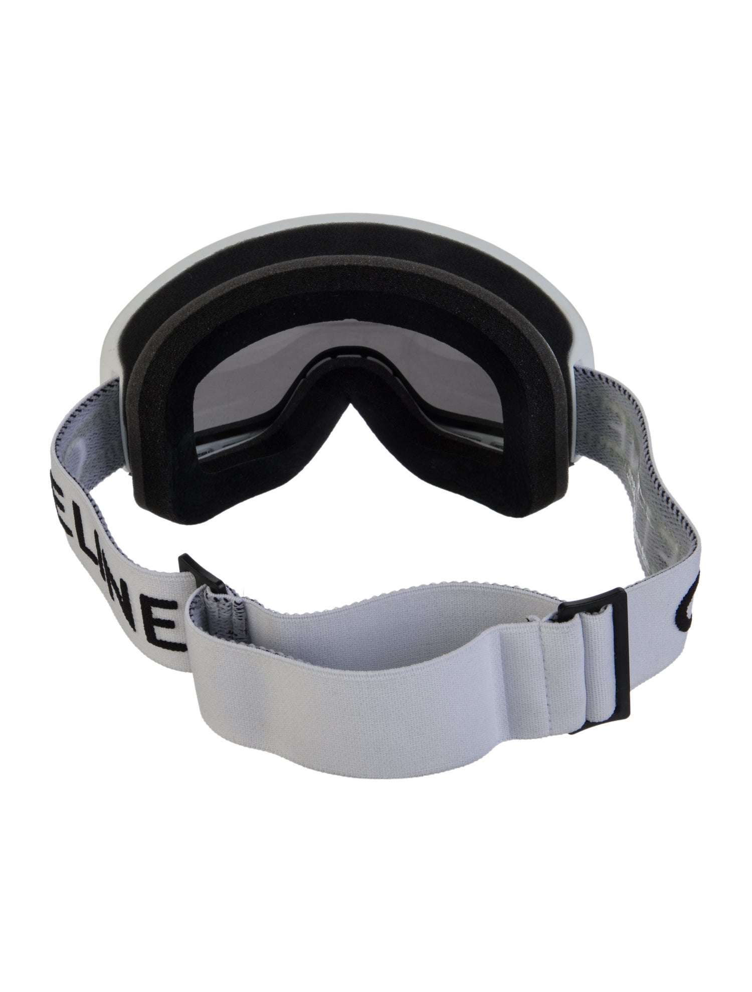 Celine Acetate Celine ski goggles with silver -tone studs at front lenses