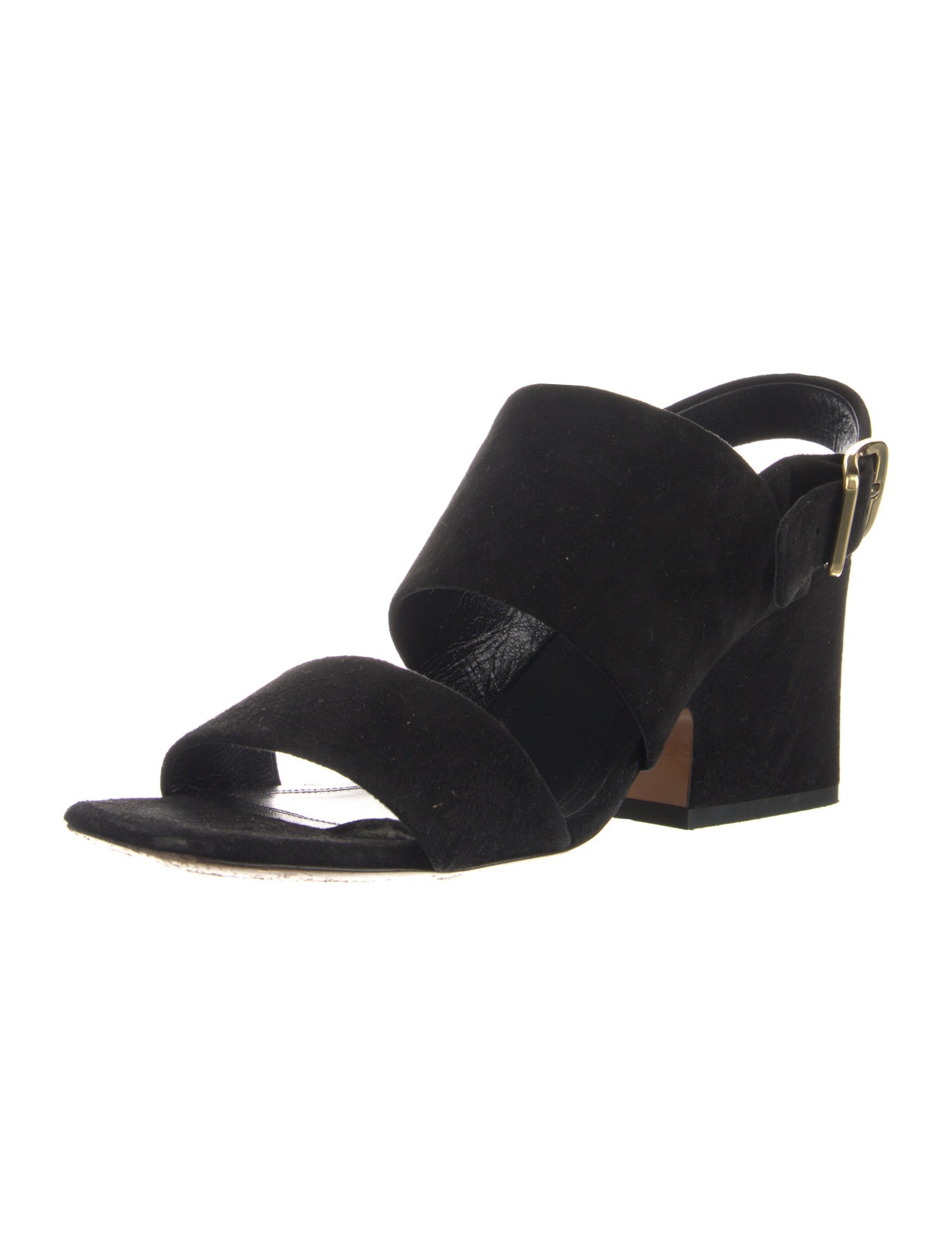 Celine Suede Slingback Sandals