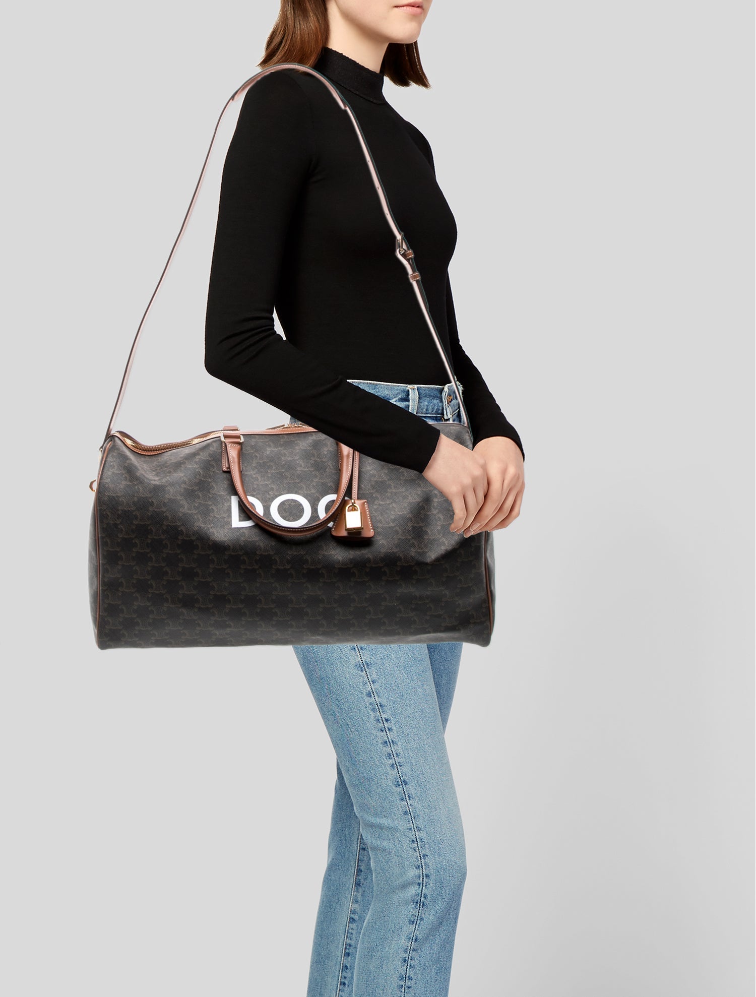 Celine Macadam Travel 50 'Dog Print'