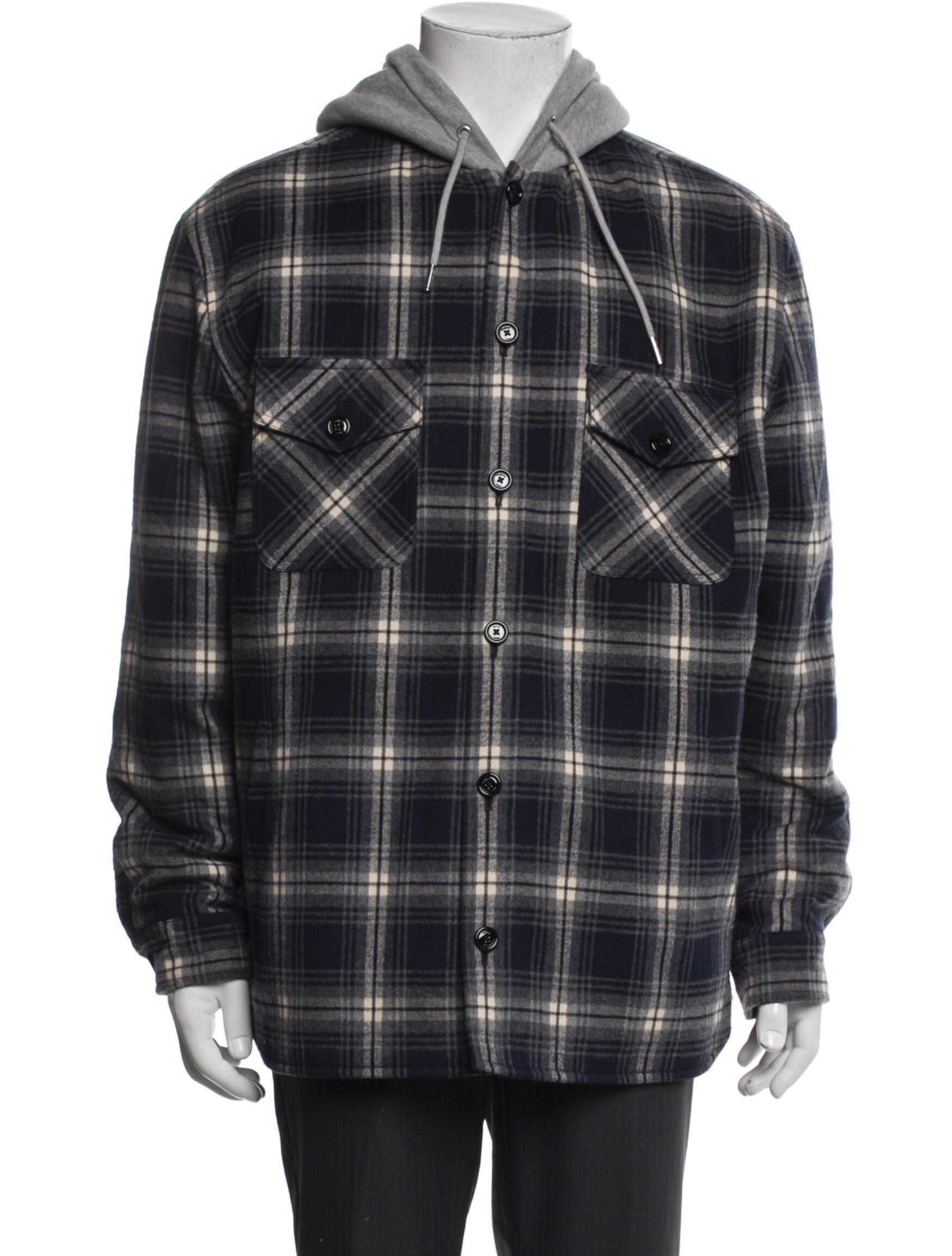 Celine Plaid Print Jacket