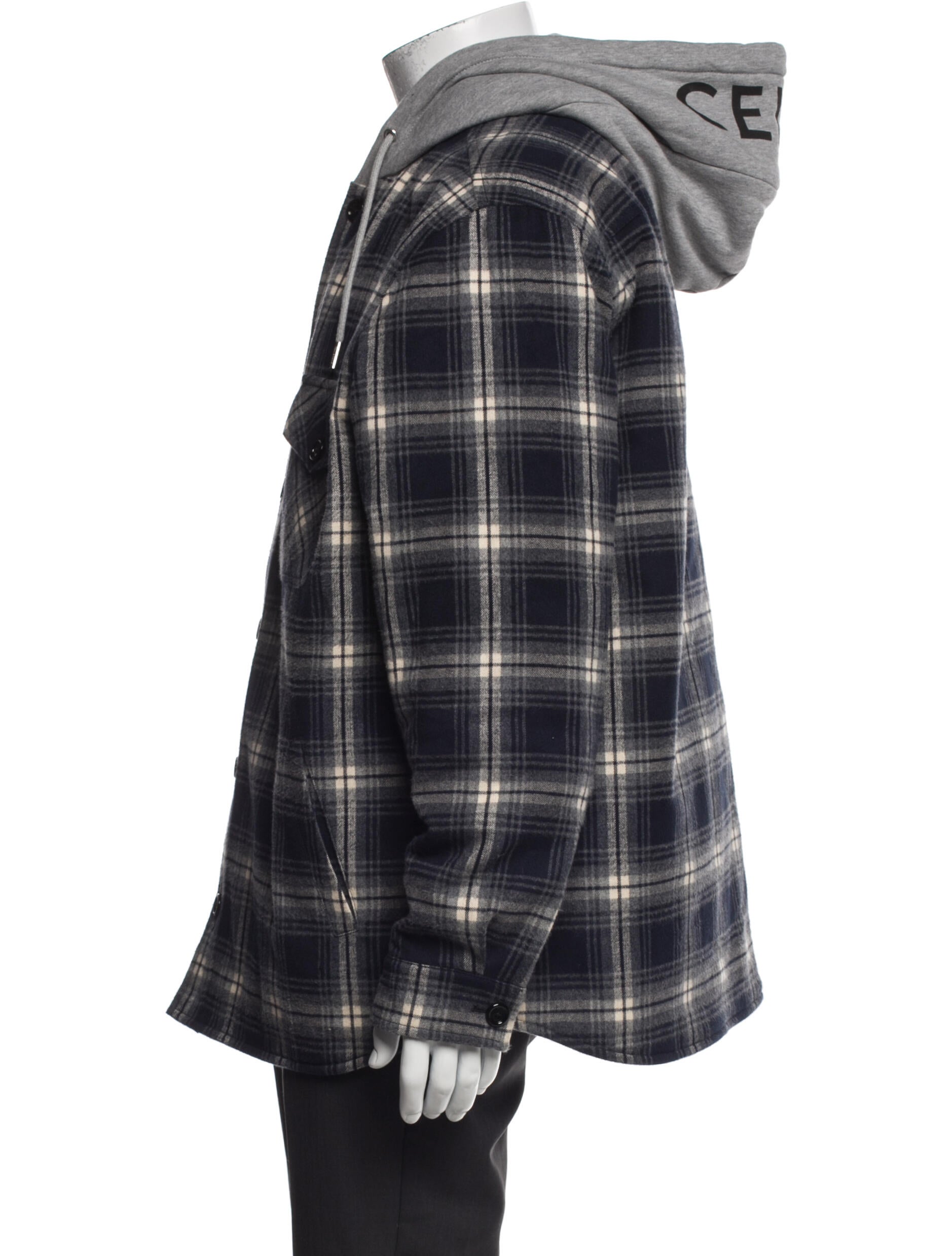 Celine Plaid Print Jacket