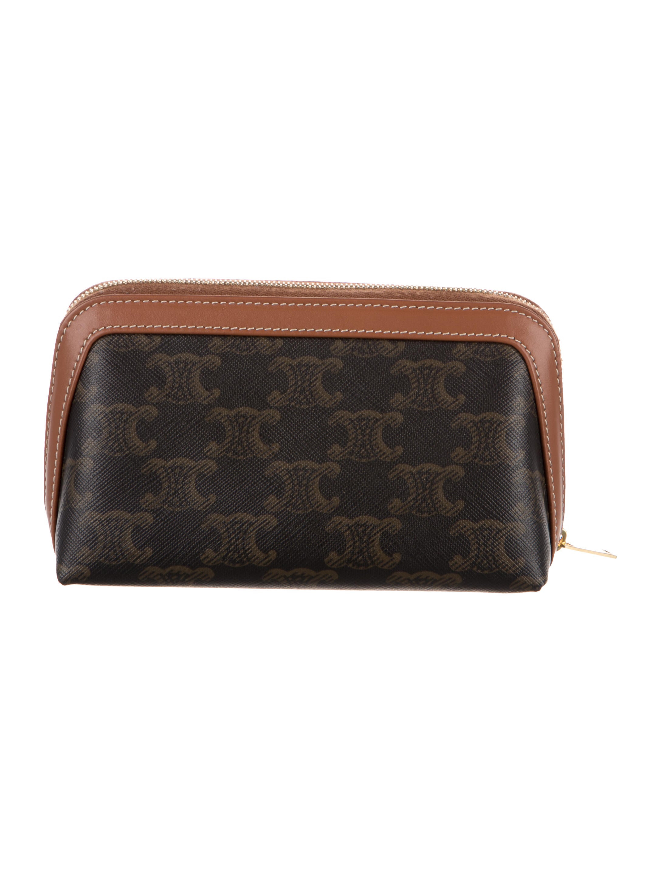 Celine leather cosmetic bag