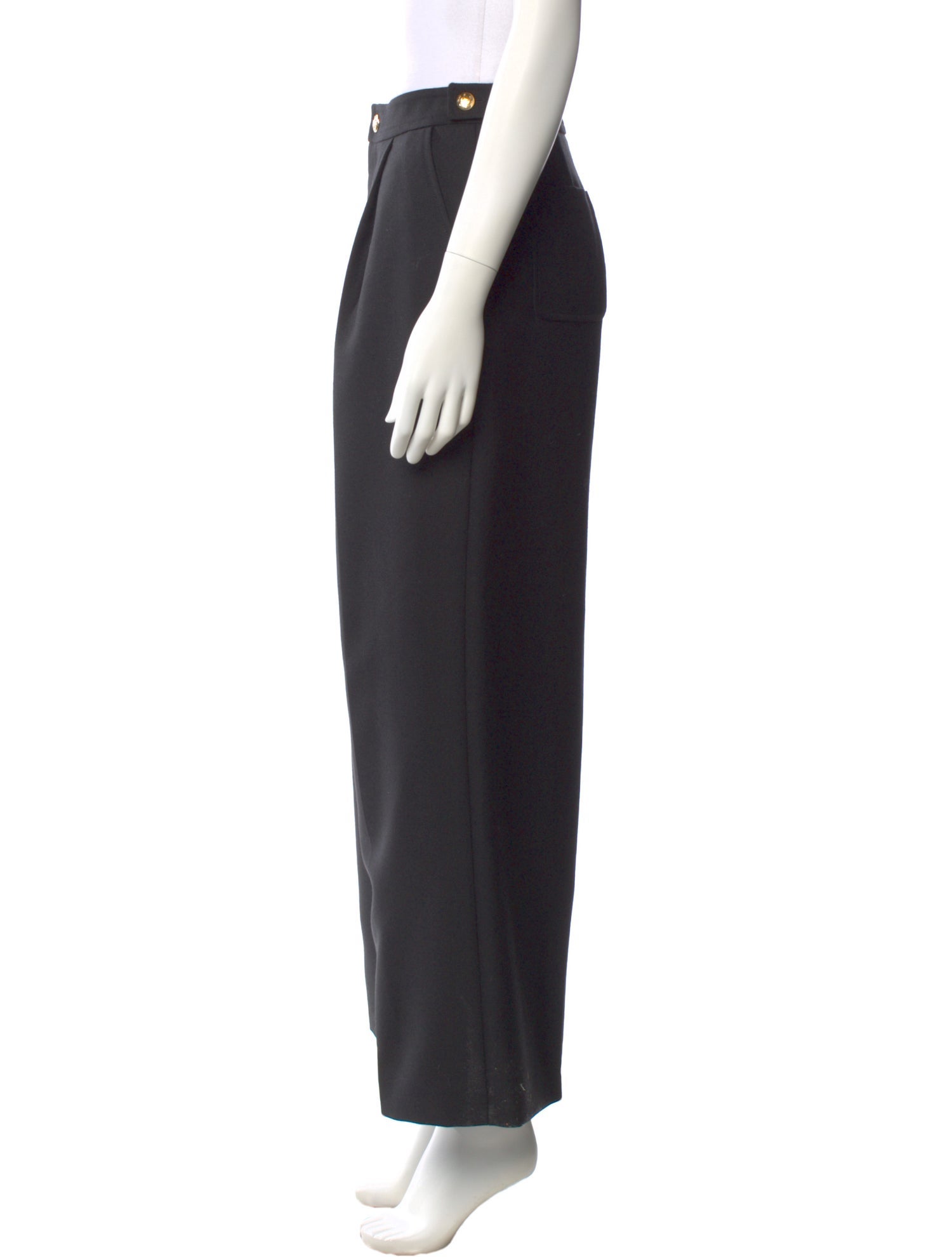 Celine Wool Wide Leg Pants