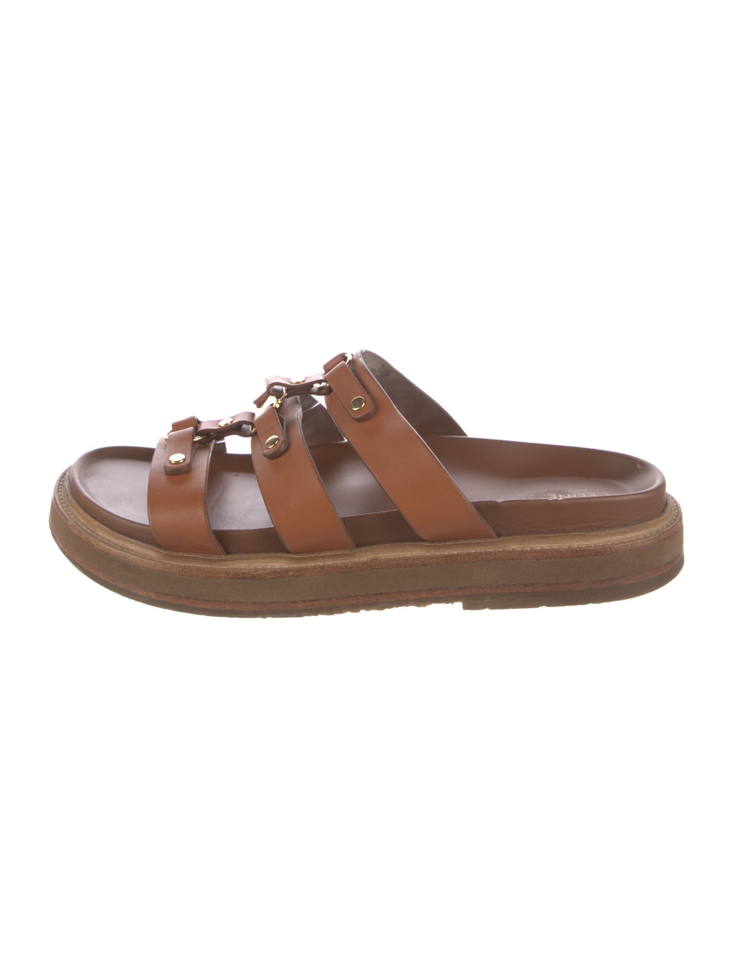 Celine Leather Slides