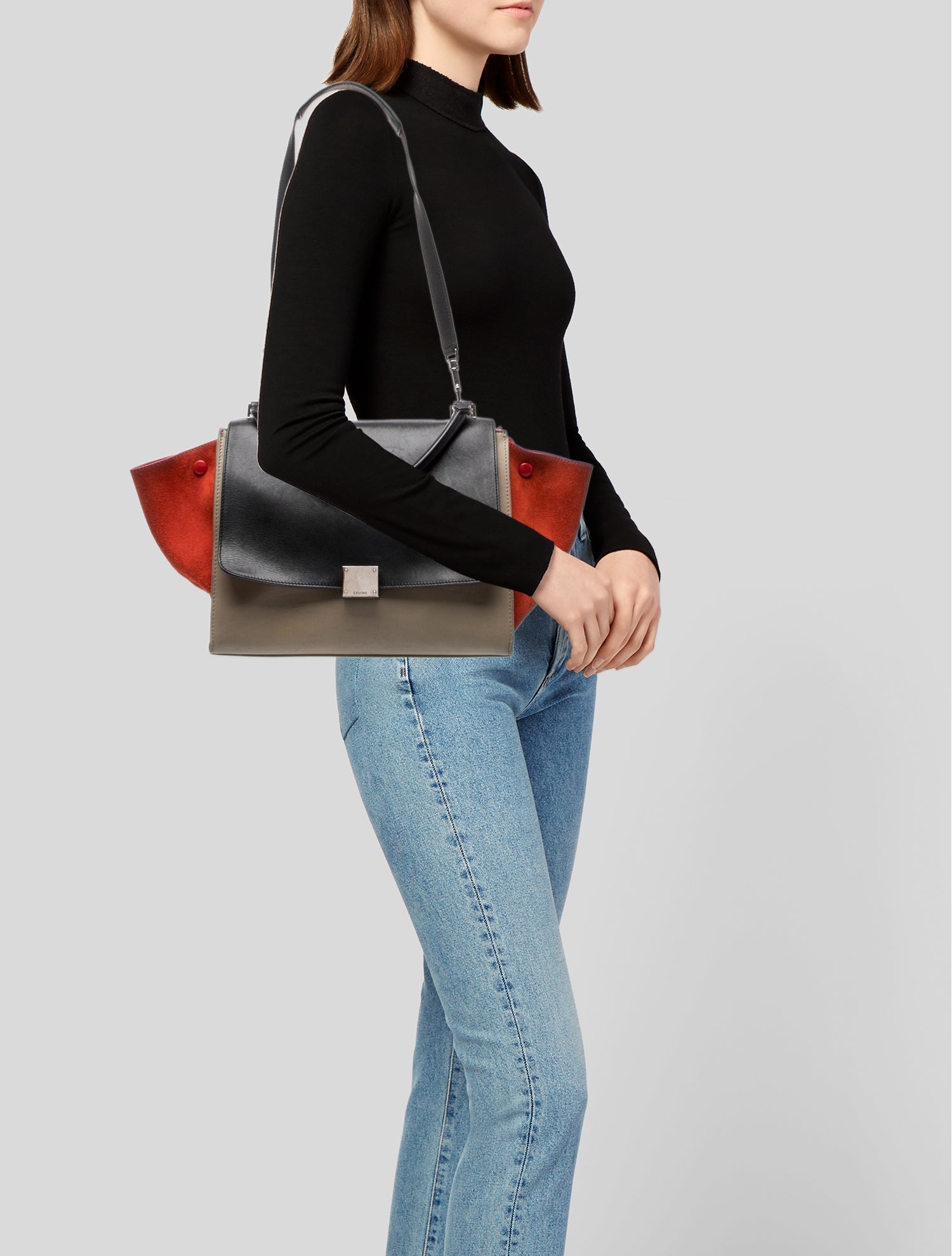 Celine Leather Trapeze Medium