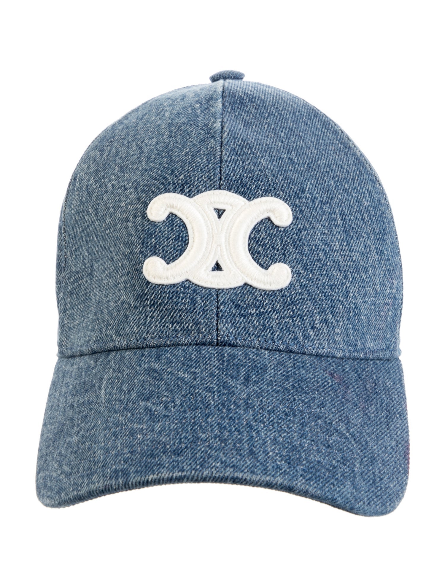 Celine Denim Triomphe Baseball Cap