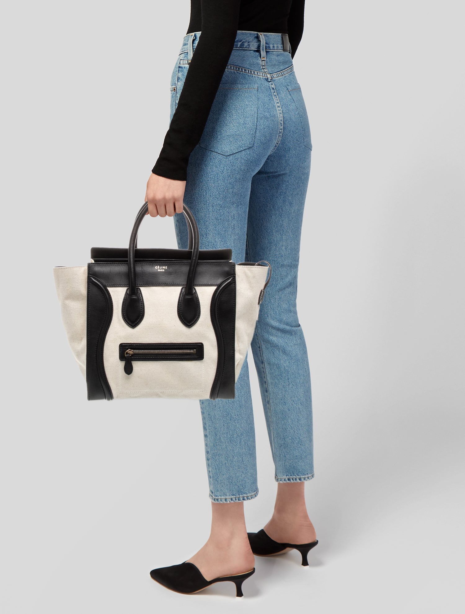 Celine Leather Luggage Mini