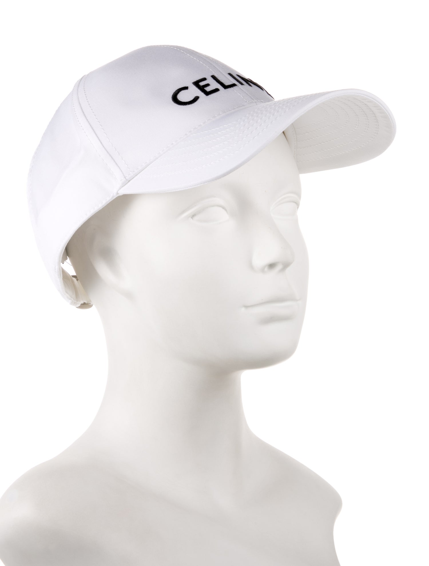 Celine Embroidered Signature Logo Baseball Cap w/Tags