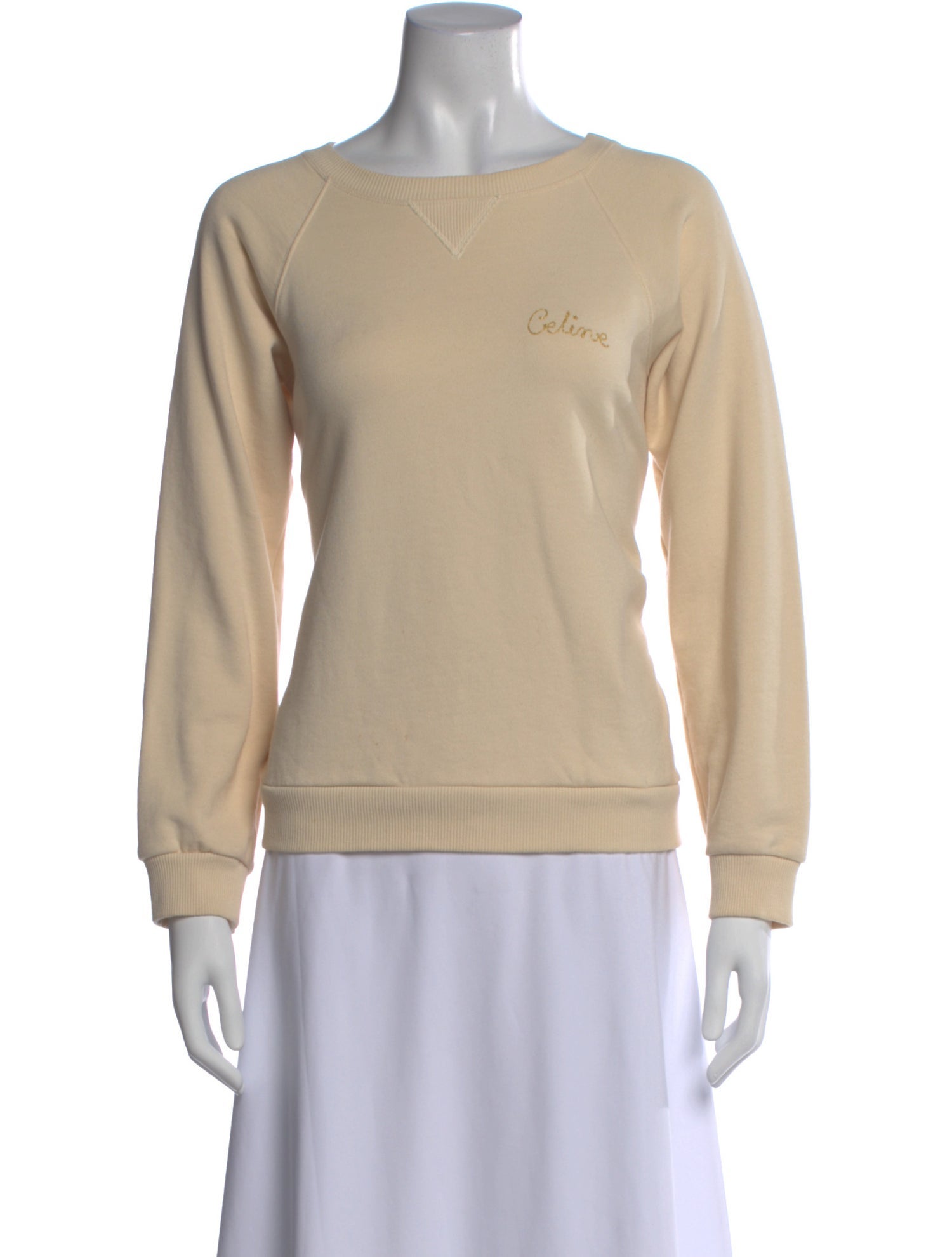 Celine Crew Neck Long Sleeve Sweatshirt