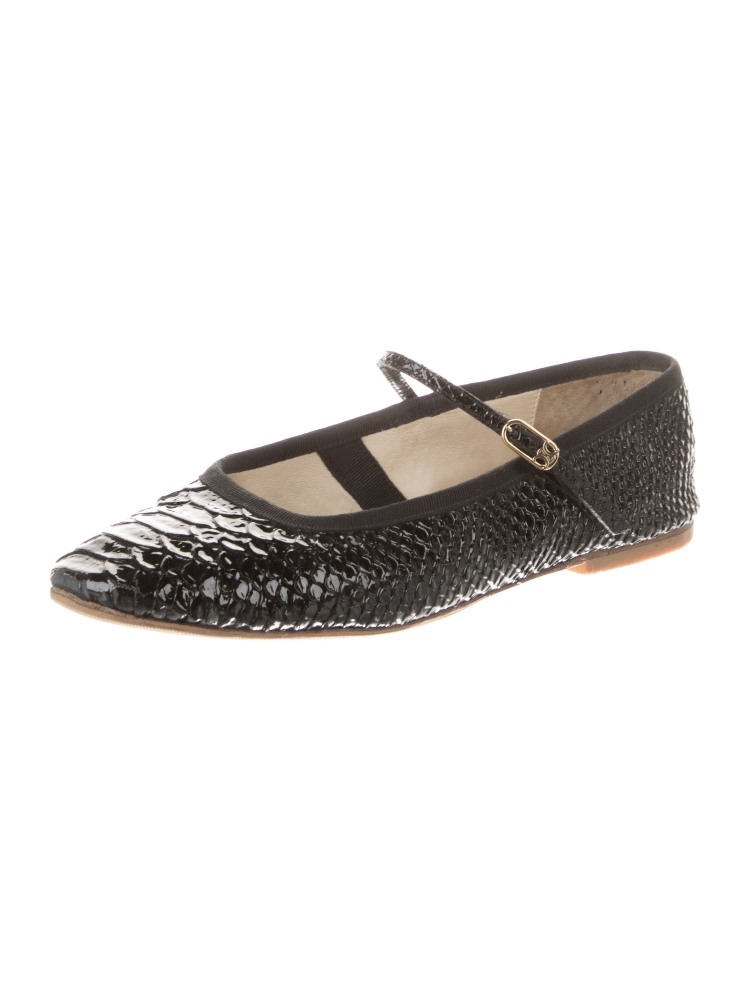 Celine Patent Leather Mary Jane Flats