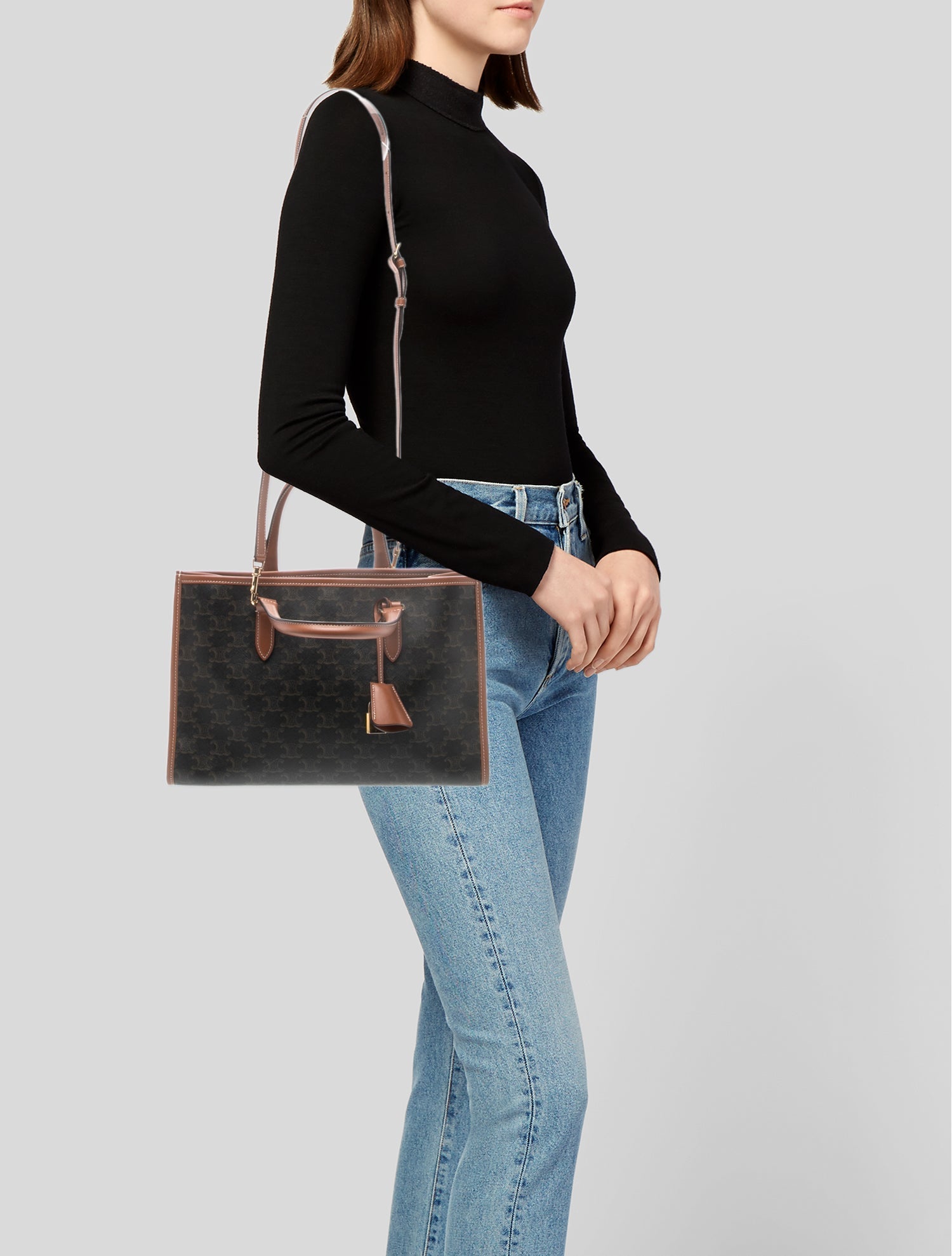 Celine Horizontal Triomphe Cabas Tote Mini