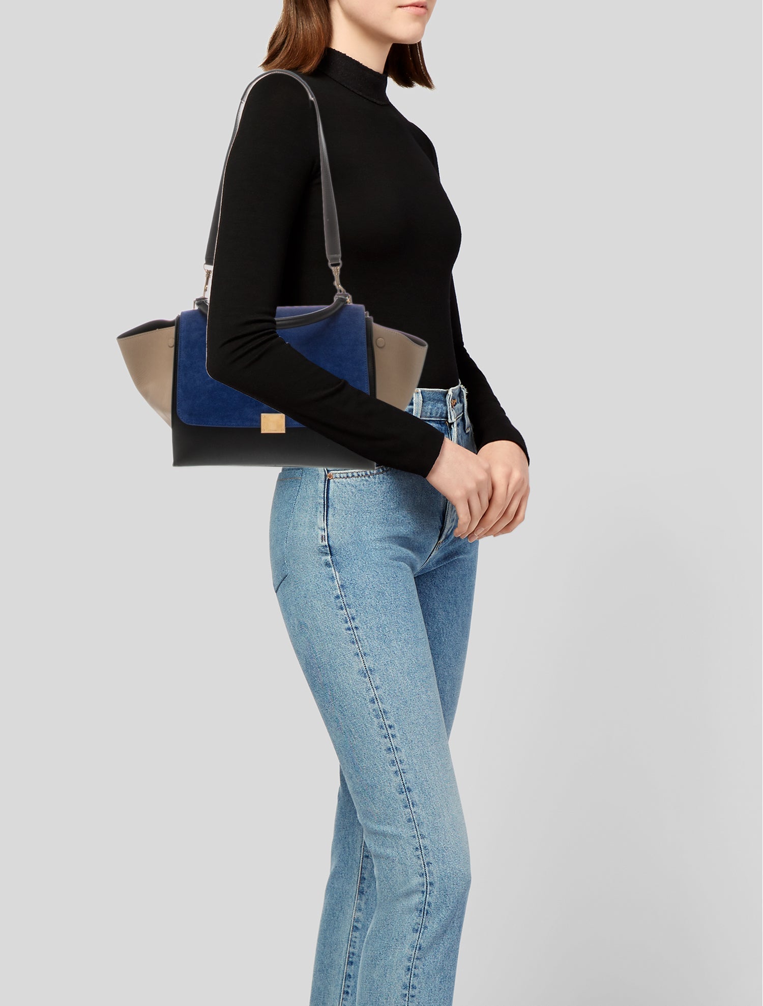 Celine Leather Trapeze Medium