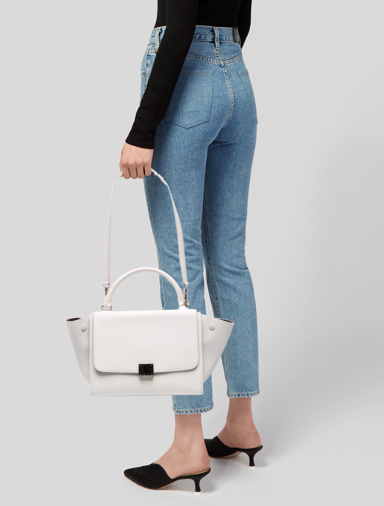 Celine Leather Trapeze Small