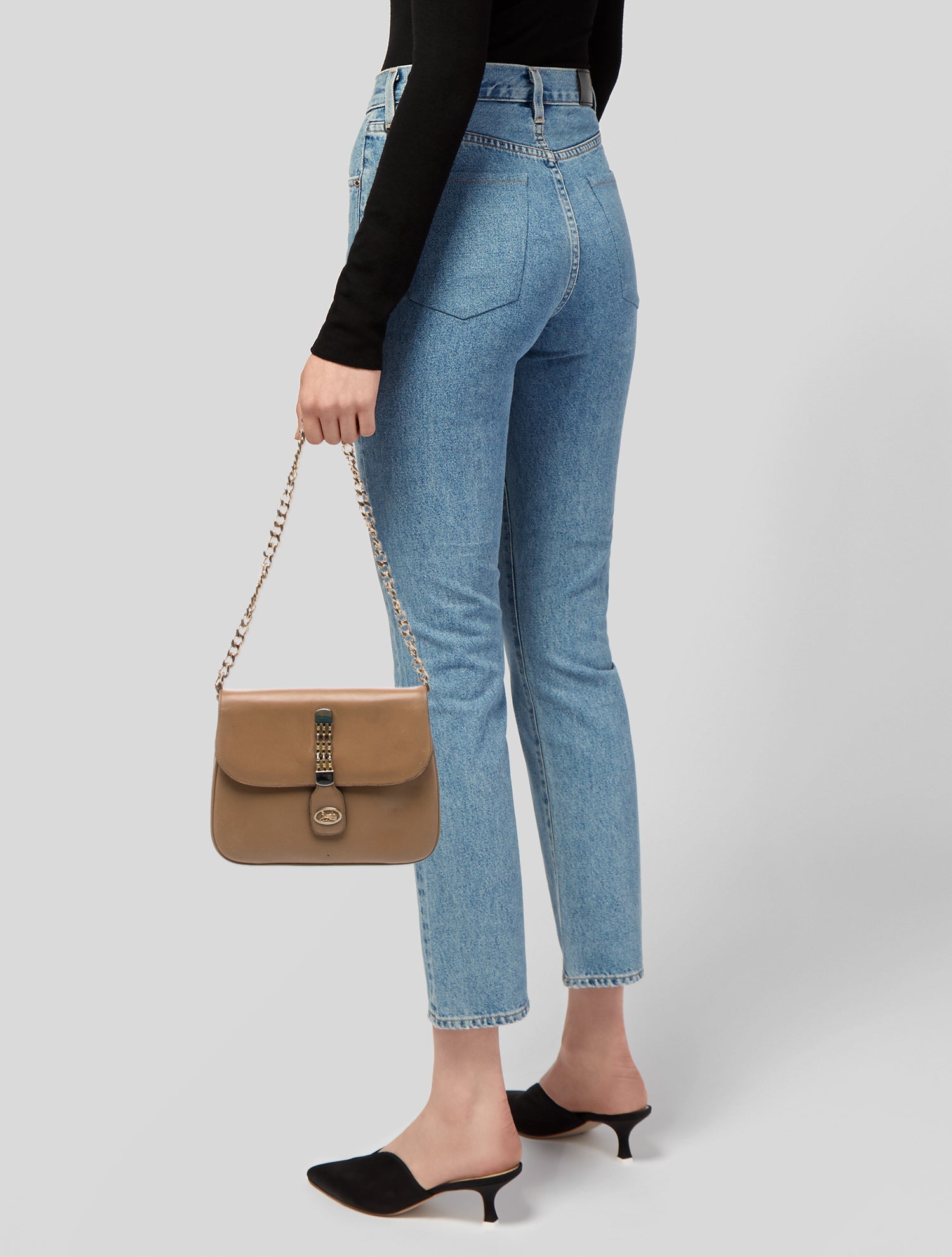 Celine Leather C Bag Small