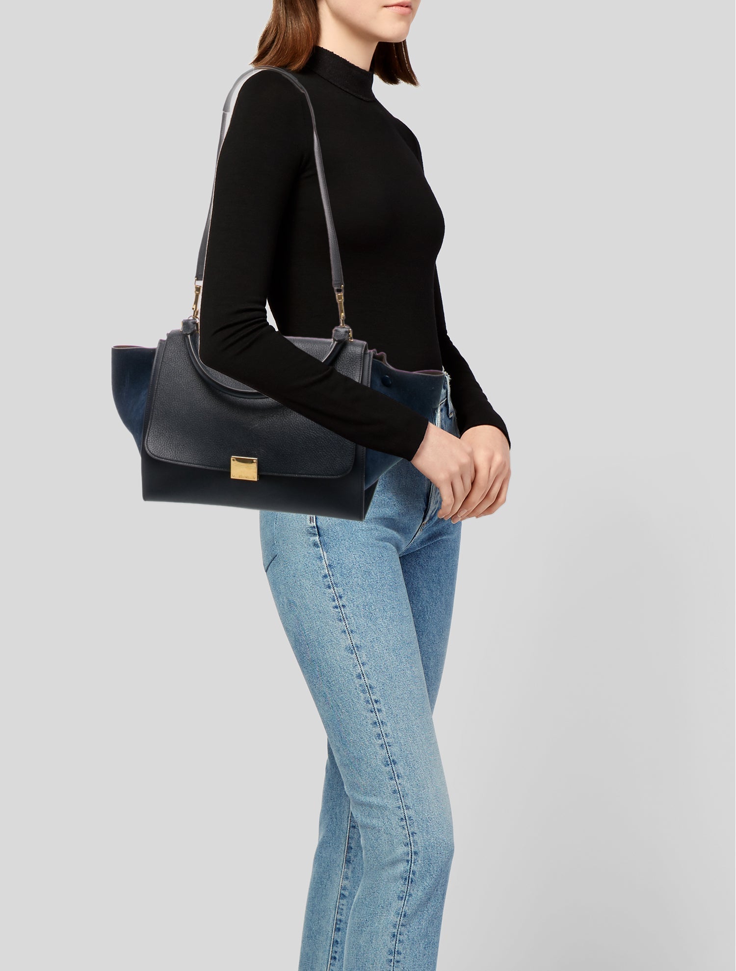 Celine Leather Trapeze Medium