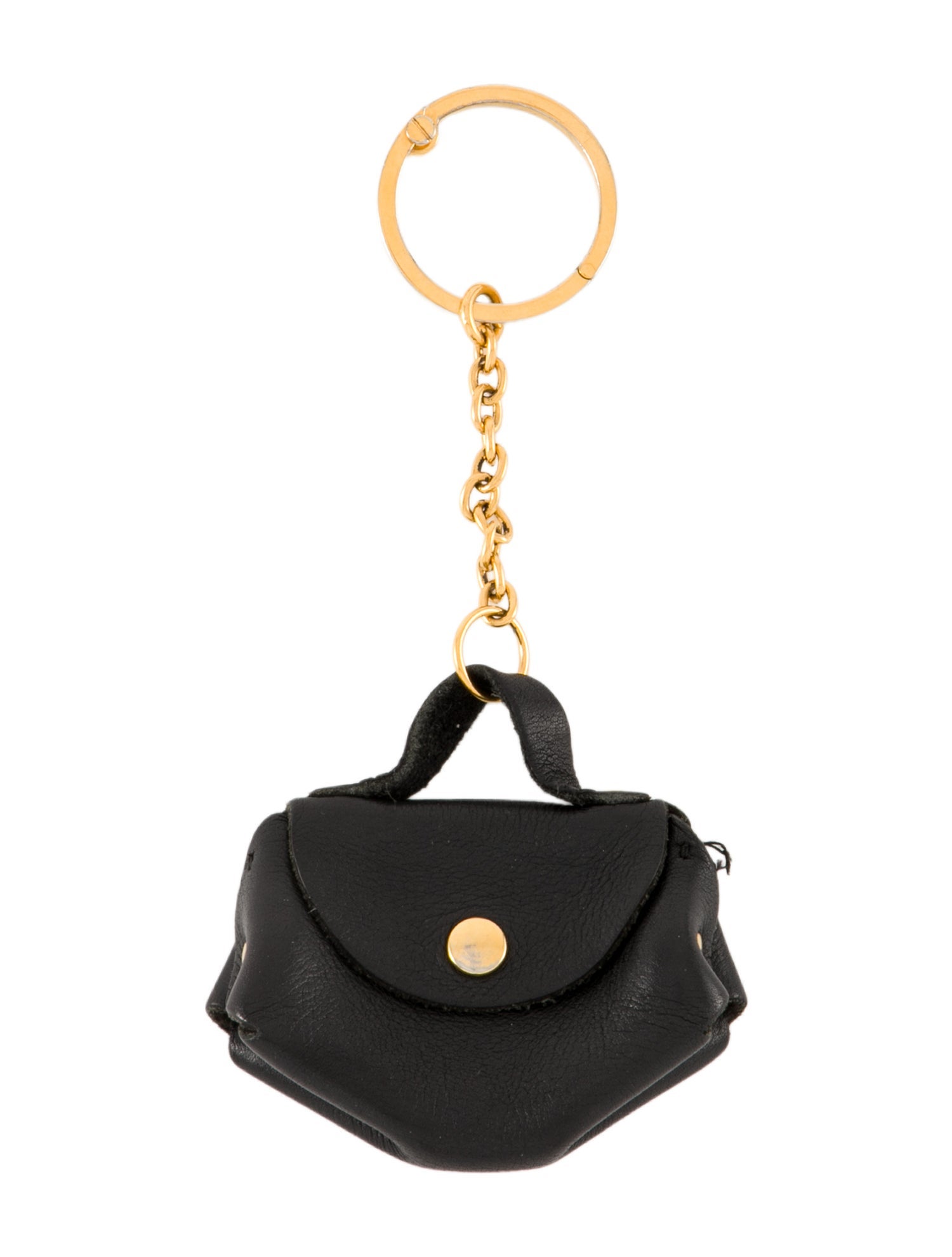 Celine Leather Bag Keychain