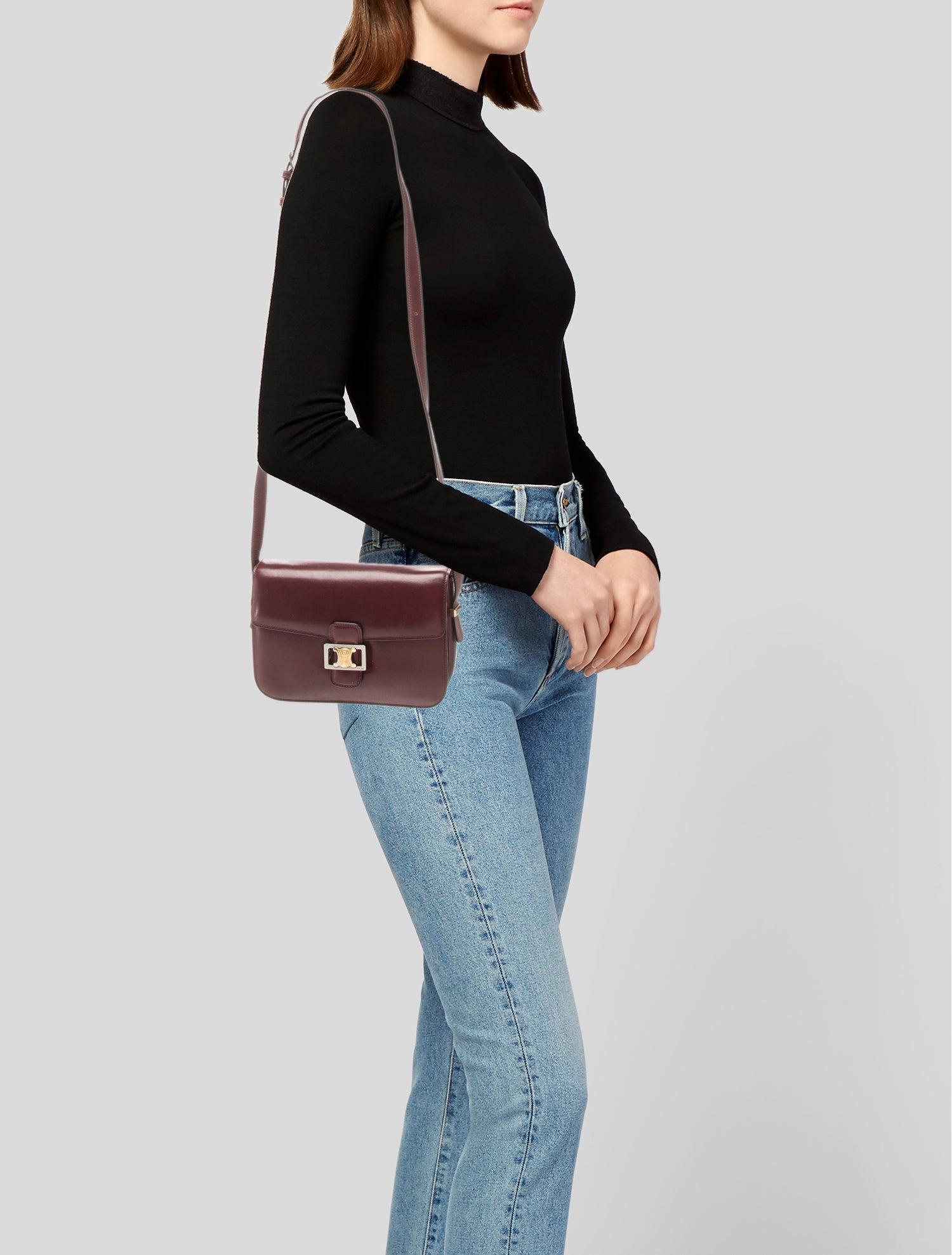 Celine Leather Triomphe