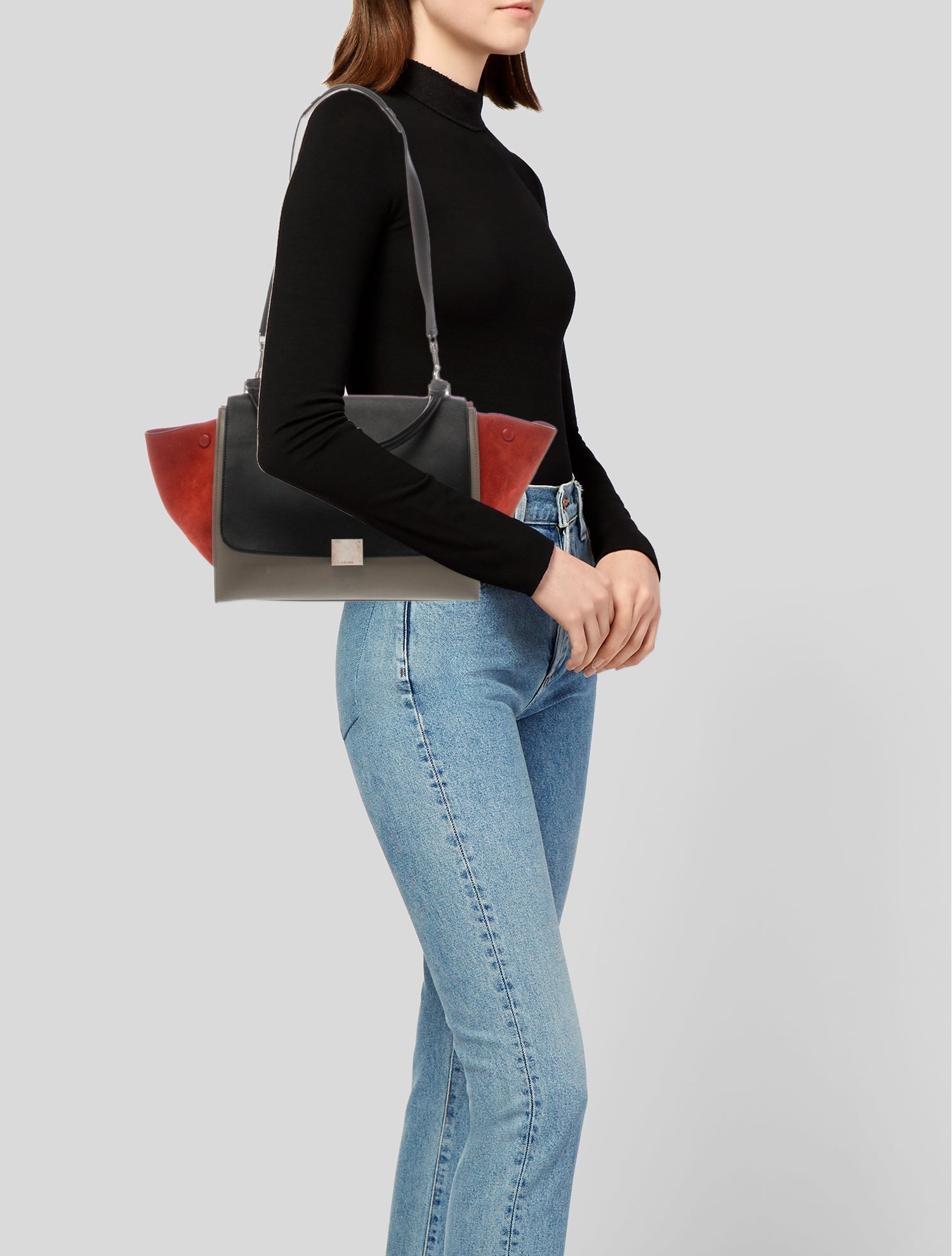 Celine Leather Trapeze Medium