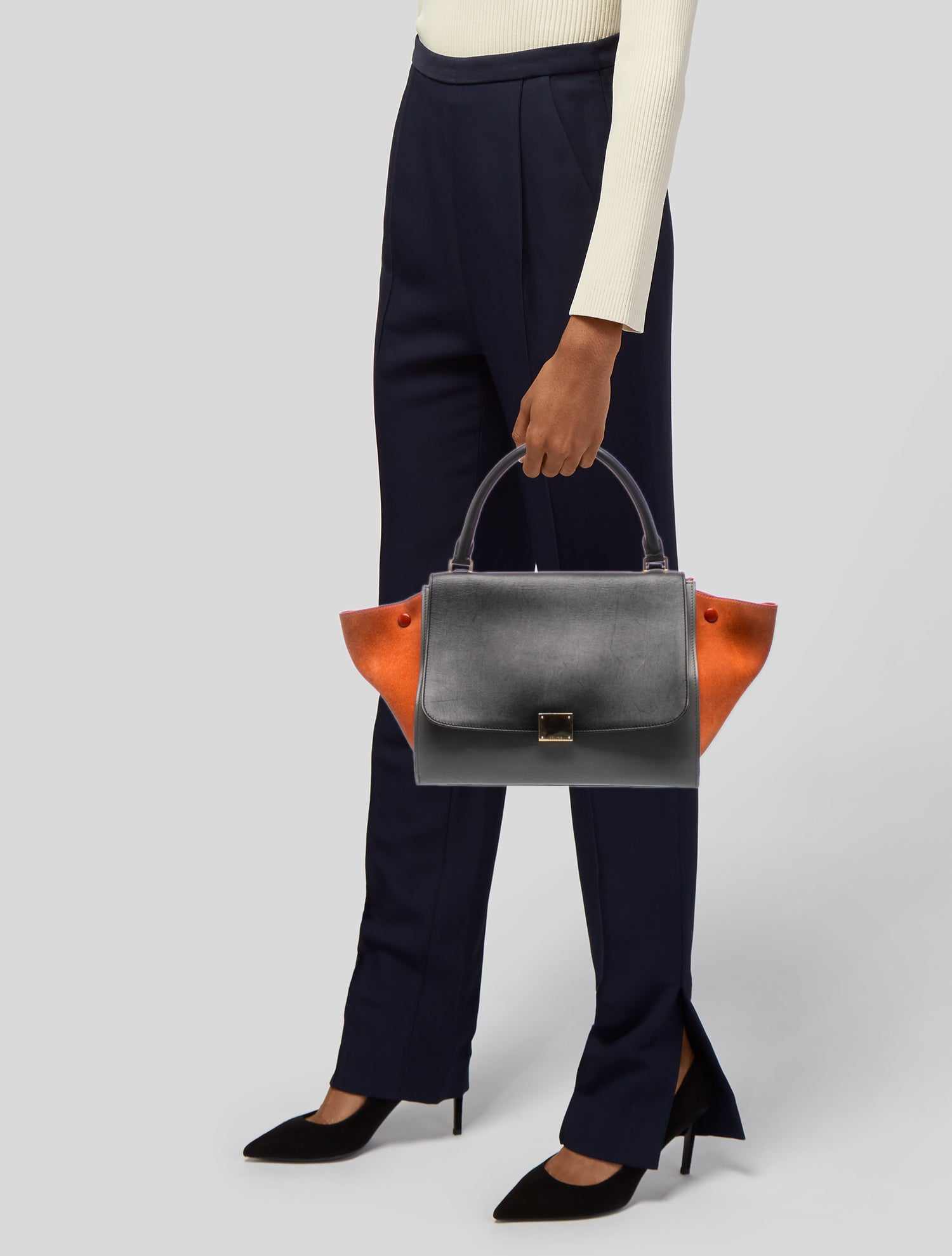 Celine Leather Trapeze Medium
